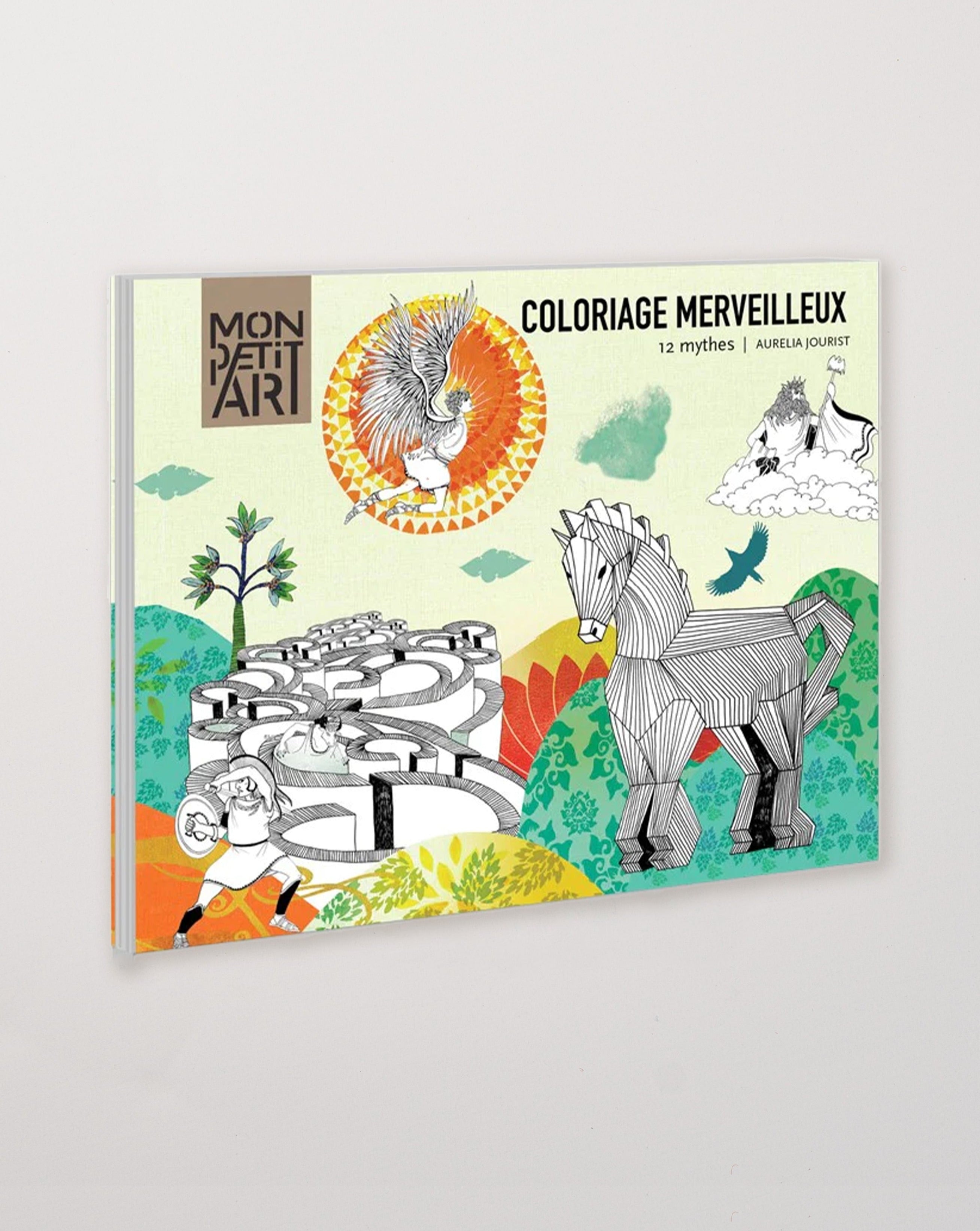 12 Myths Colouring Book