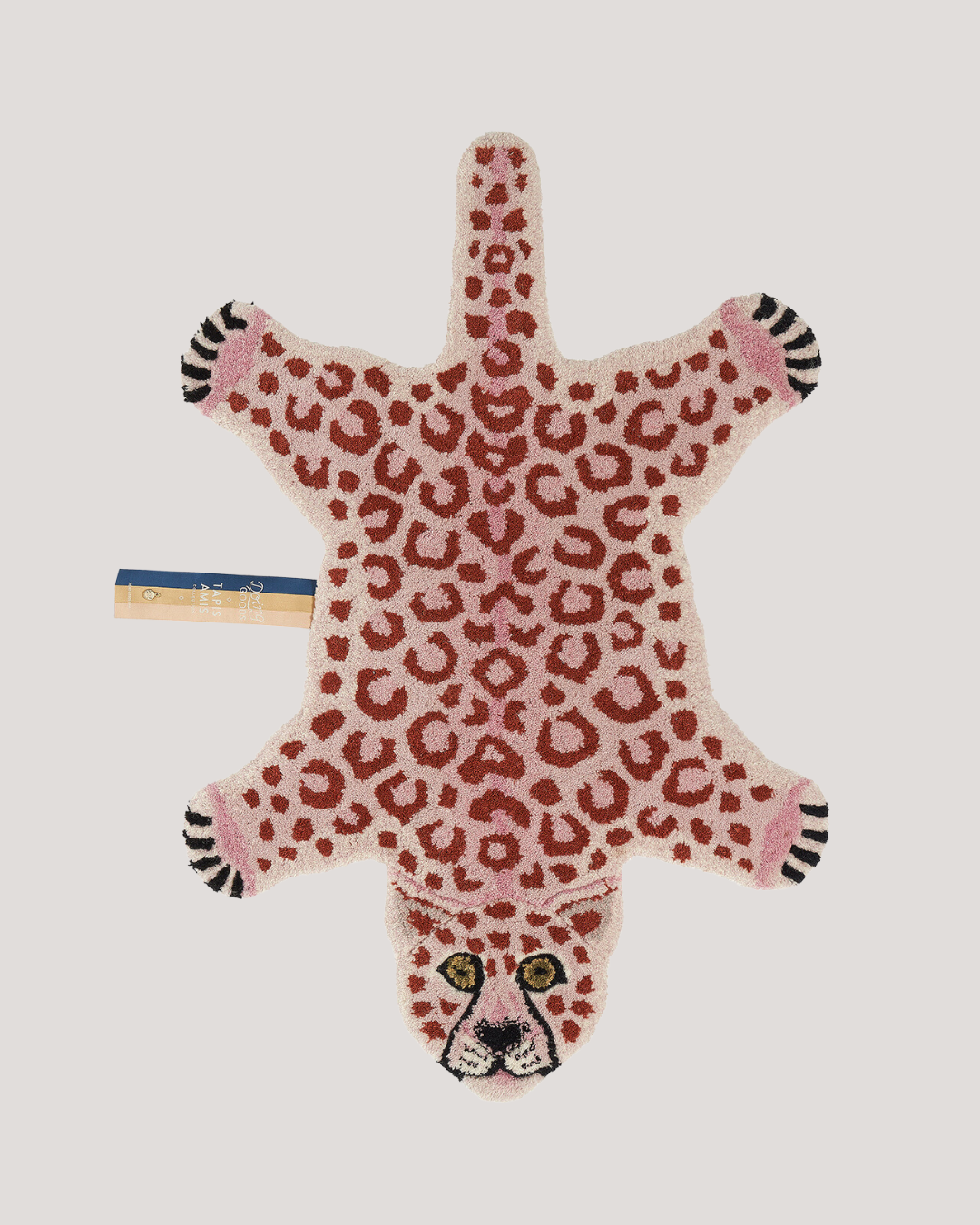 Pinky Leopard Rug Small