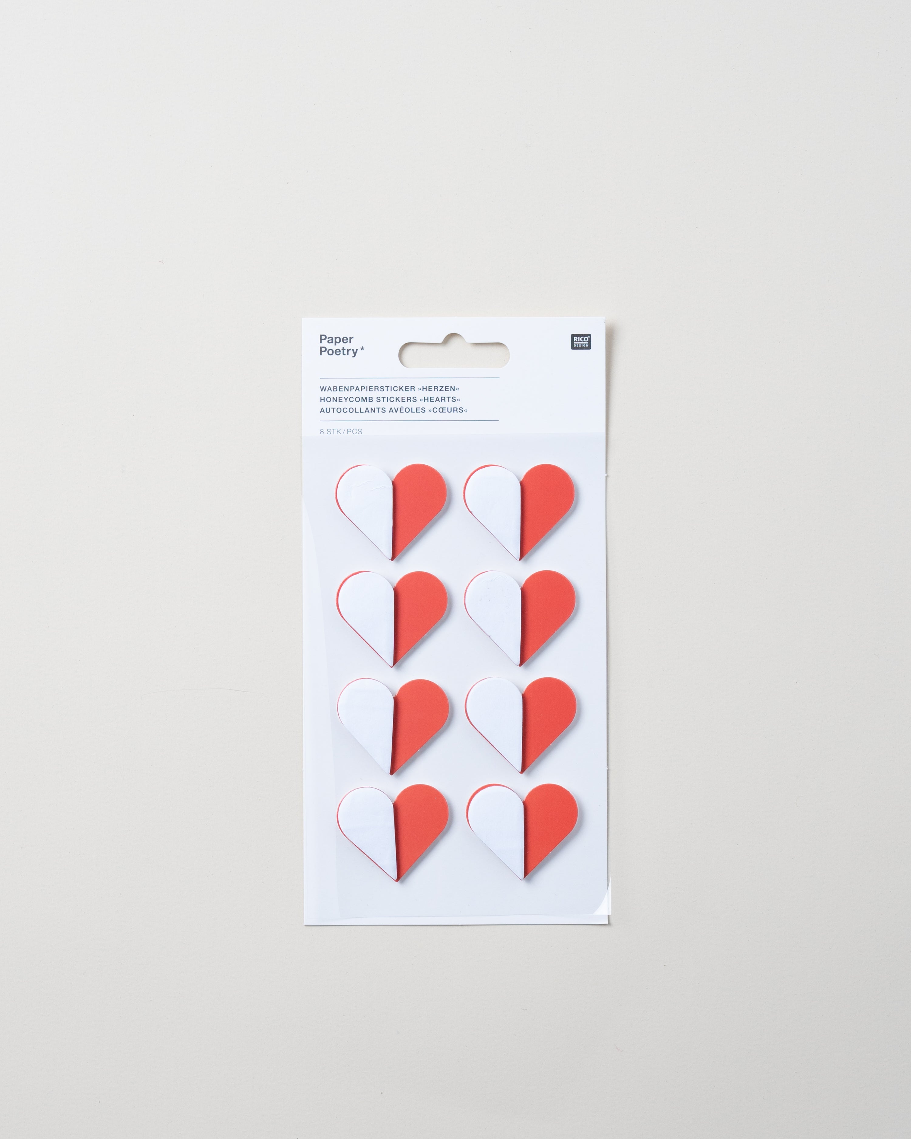 3D Stickers Hearts
