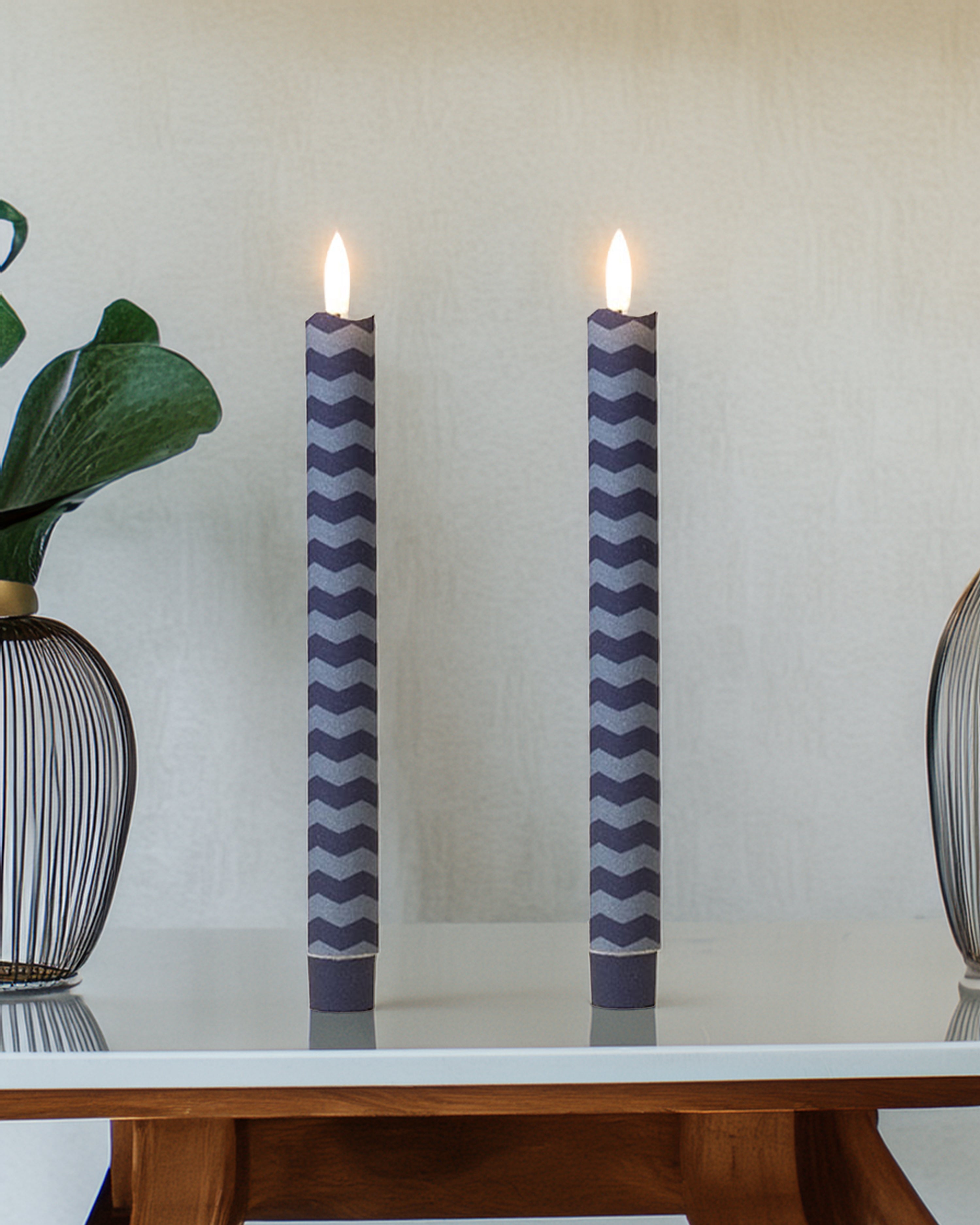 Aloha Flameless LED Wax Candles Midnight Wave