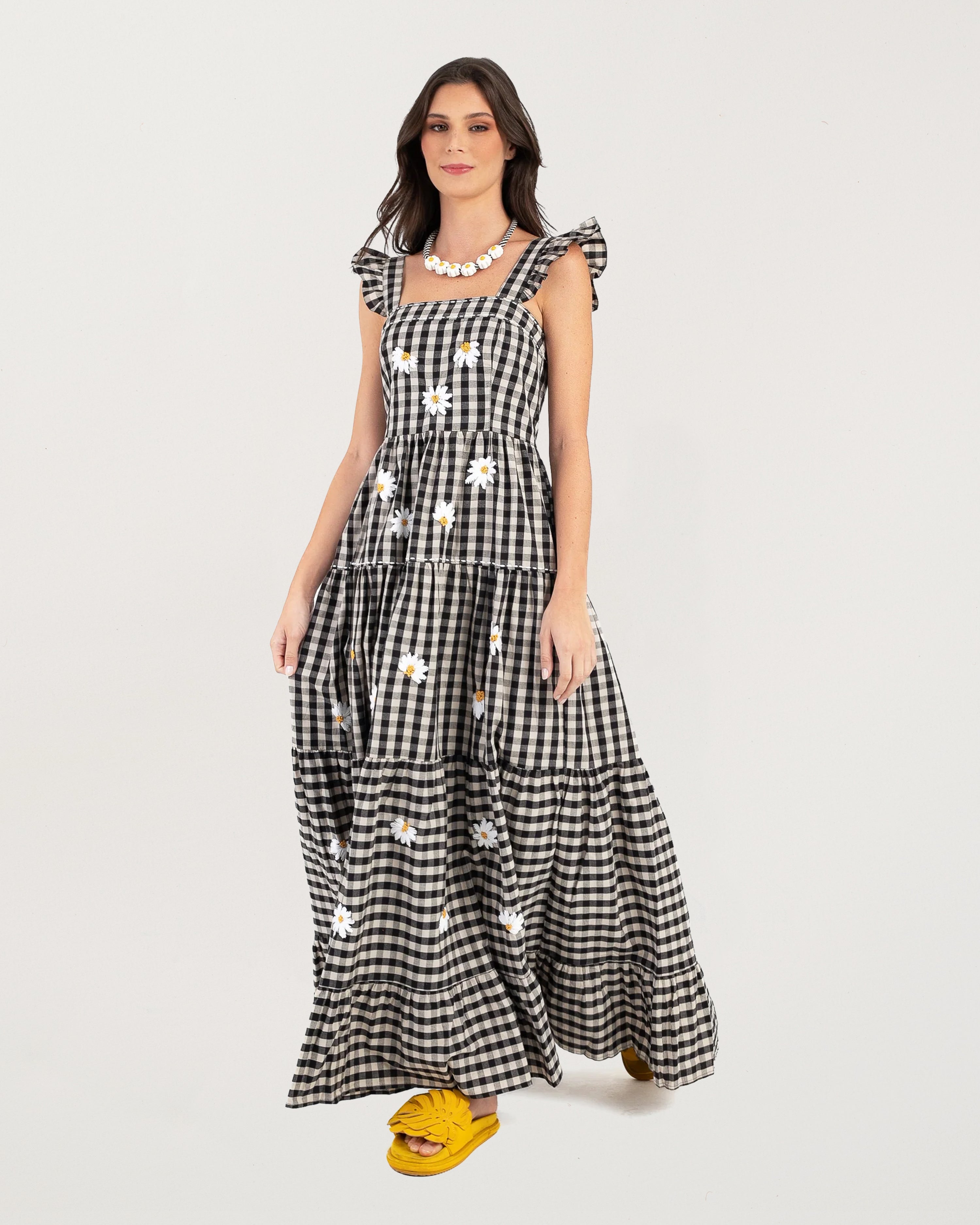 Amanda Margaridas Dress Vintage Vichy