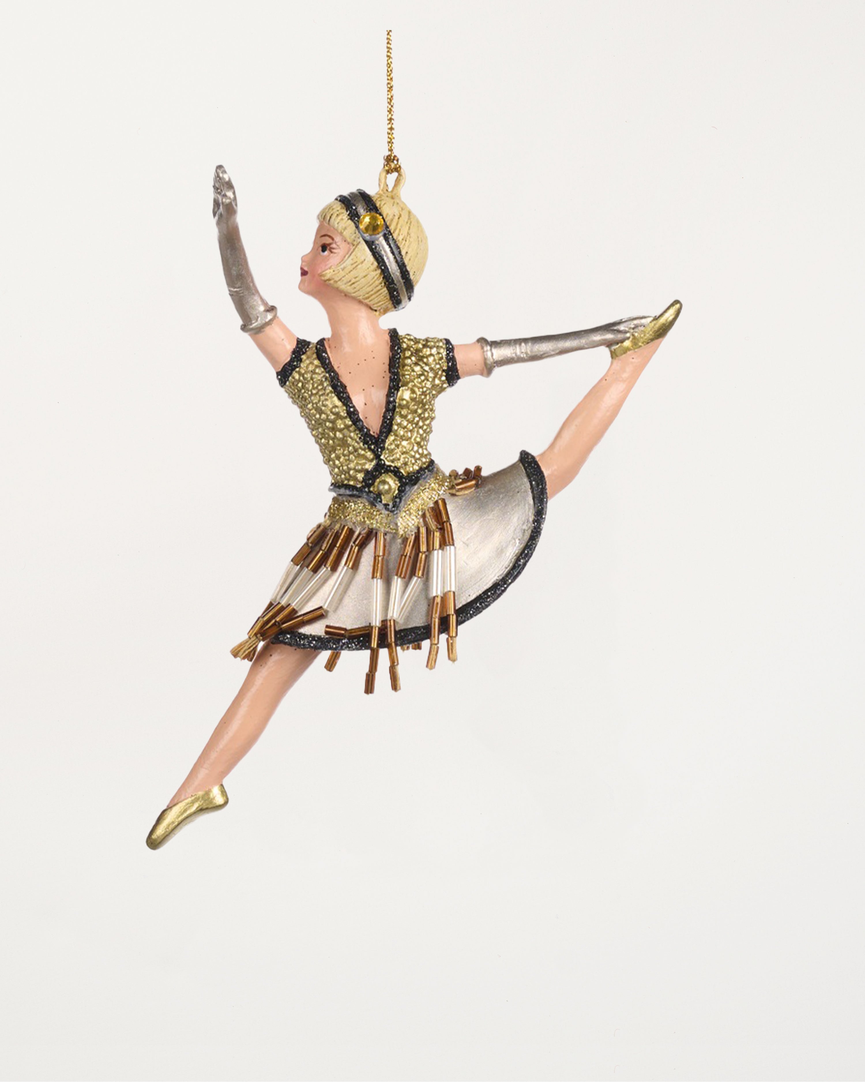 Art Deco Flapper Girl Bauble