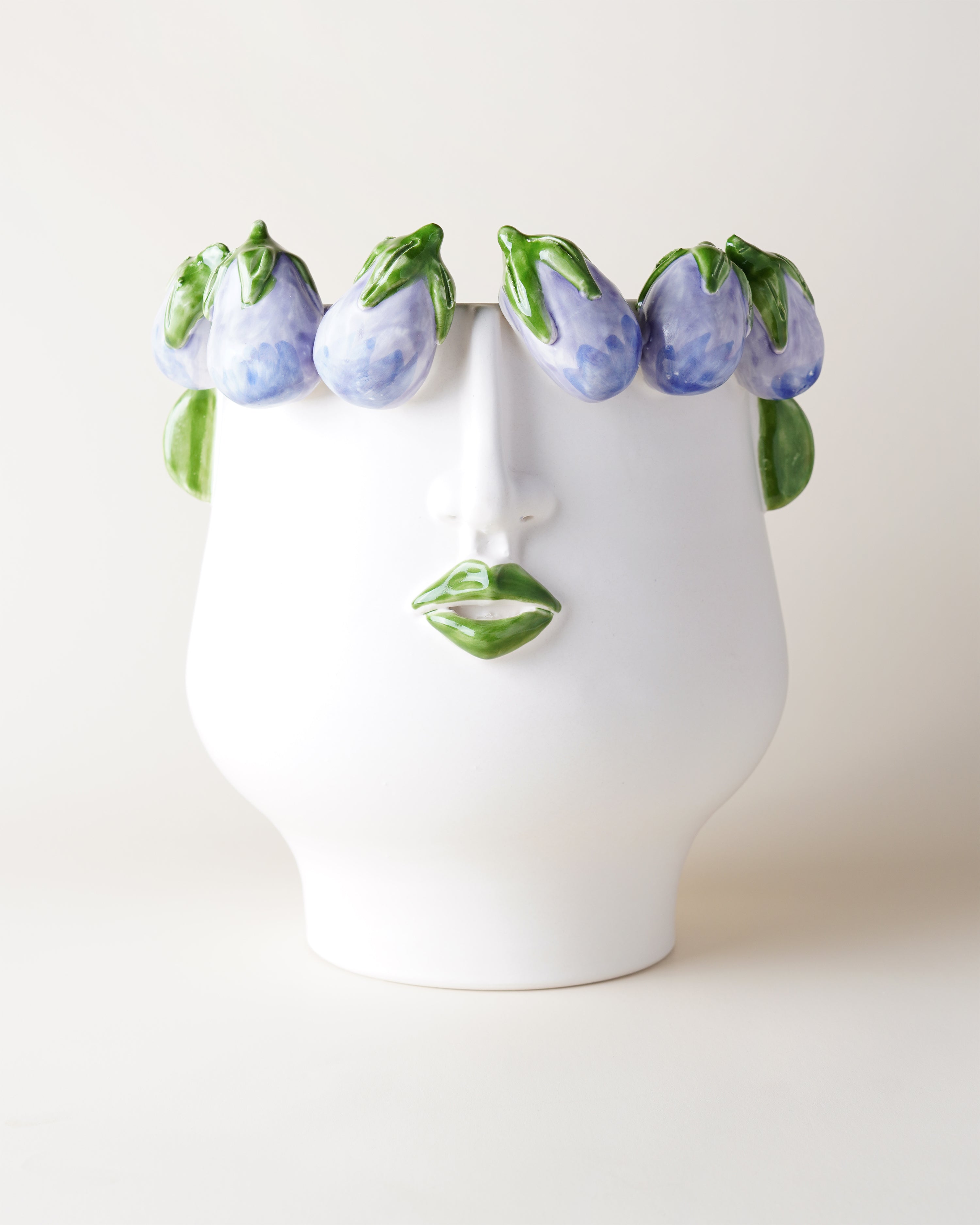 Aubergines Medium Vase