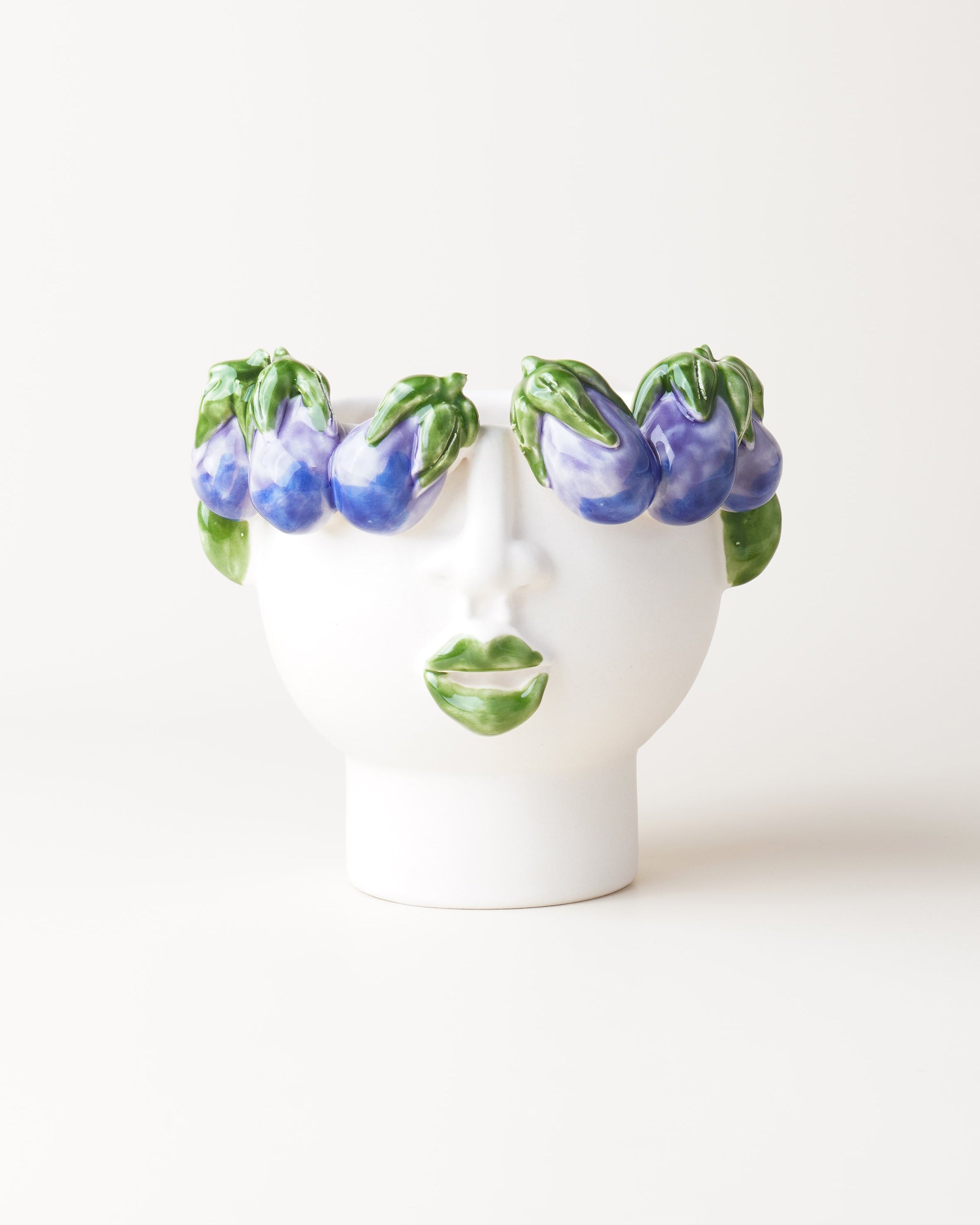 Aubergines Small Vase