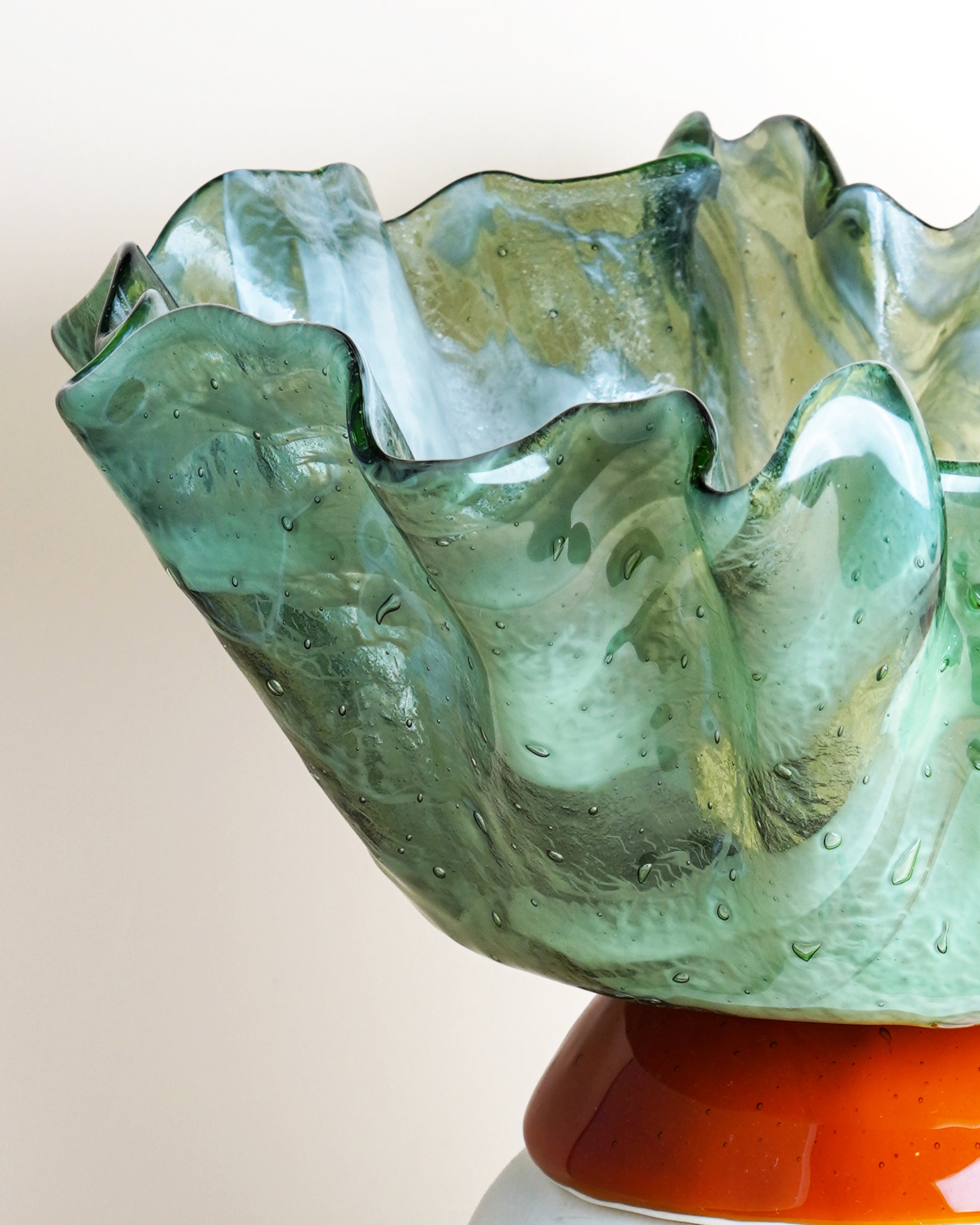 Ballarina Bowl Marble Sage, Caramel, Ivory & Marble Sage D40cm