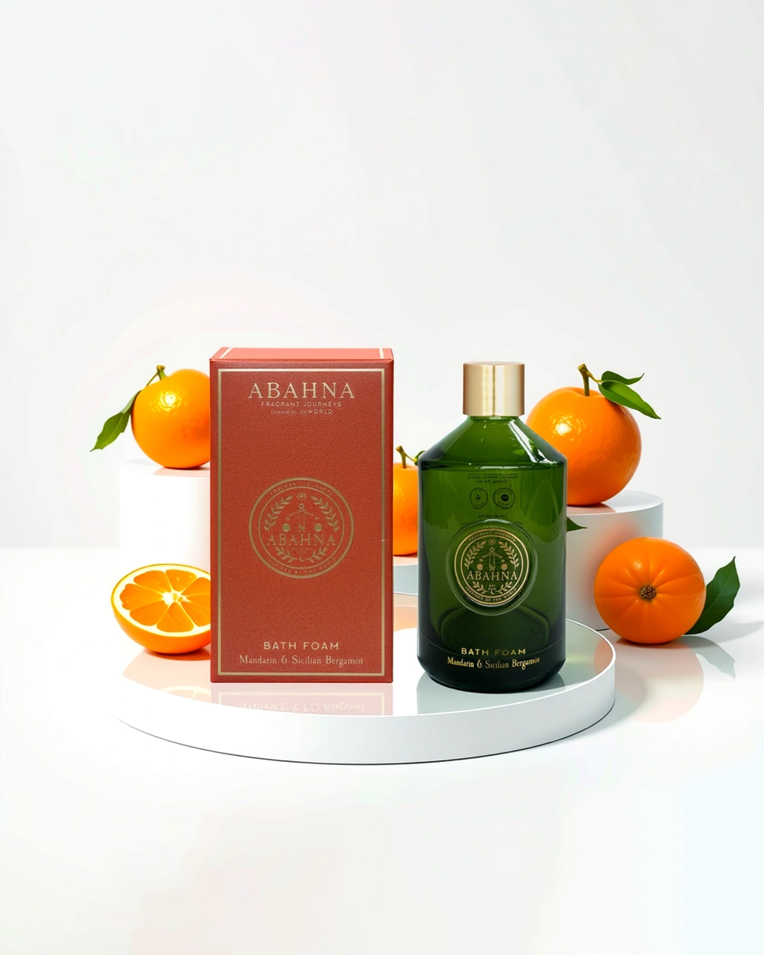 Bath Foam Decanter Mandarin & Sicilian Bergamot