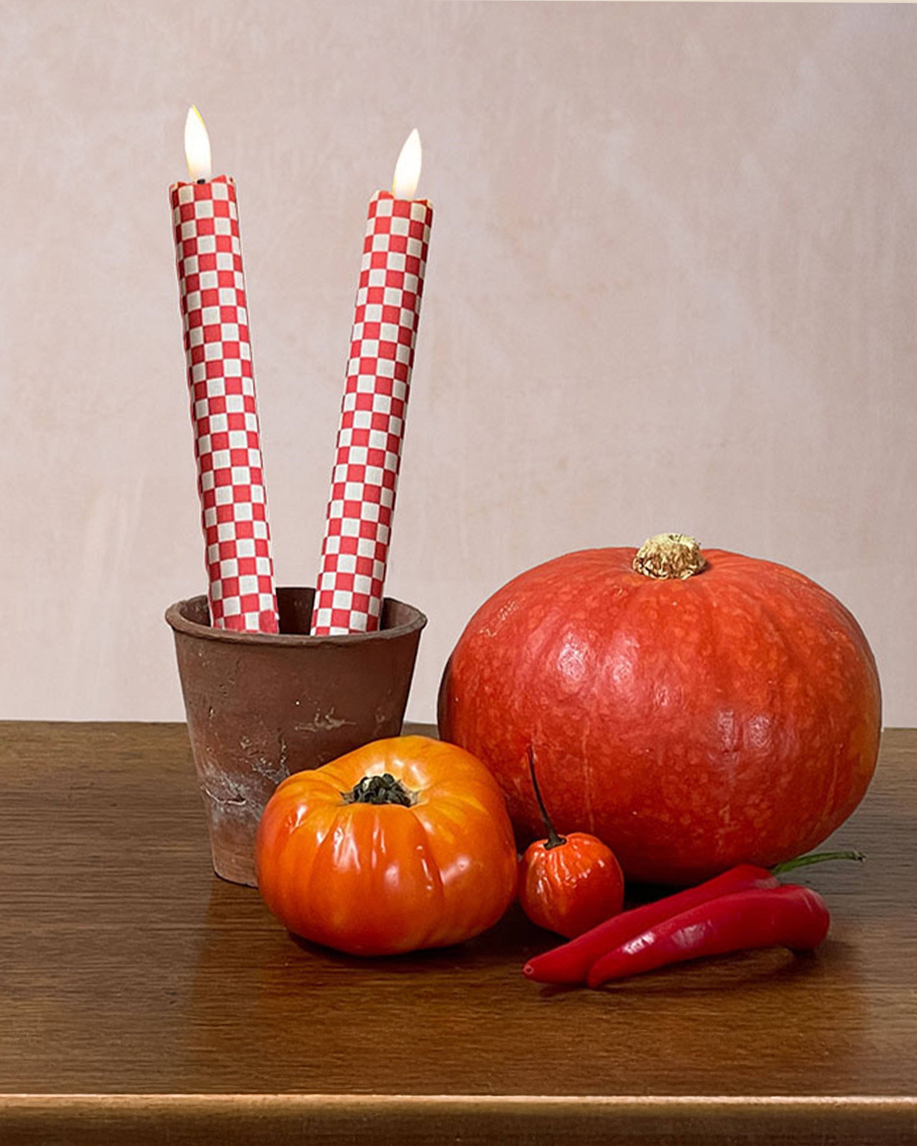 Battenberg Flameless LED Wax Candles Lip Lock