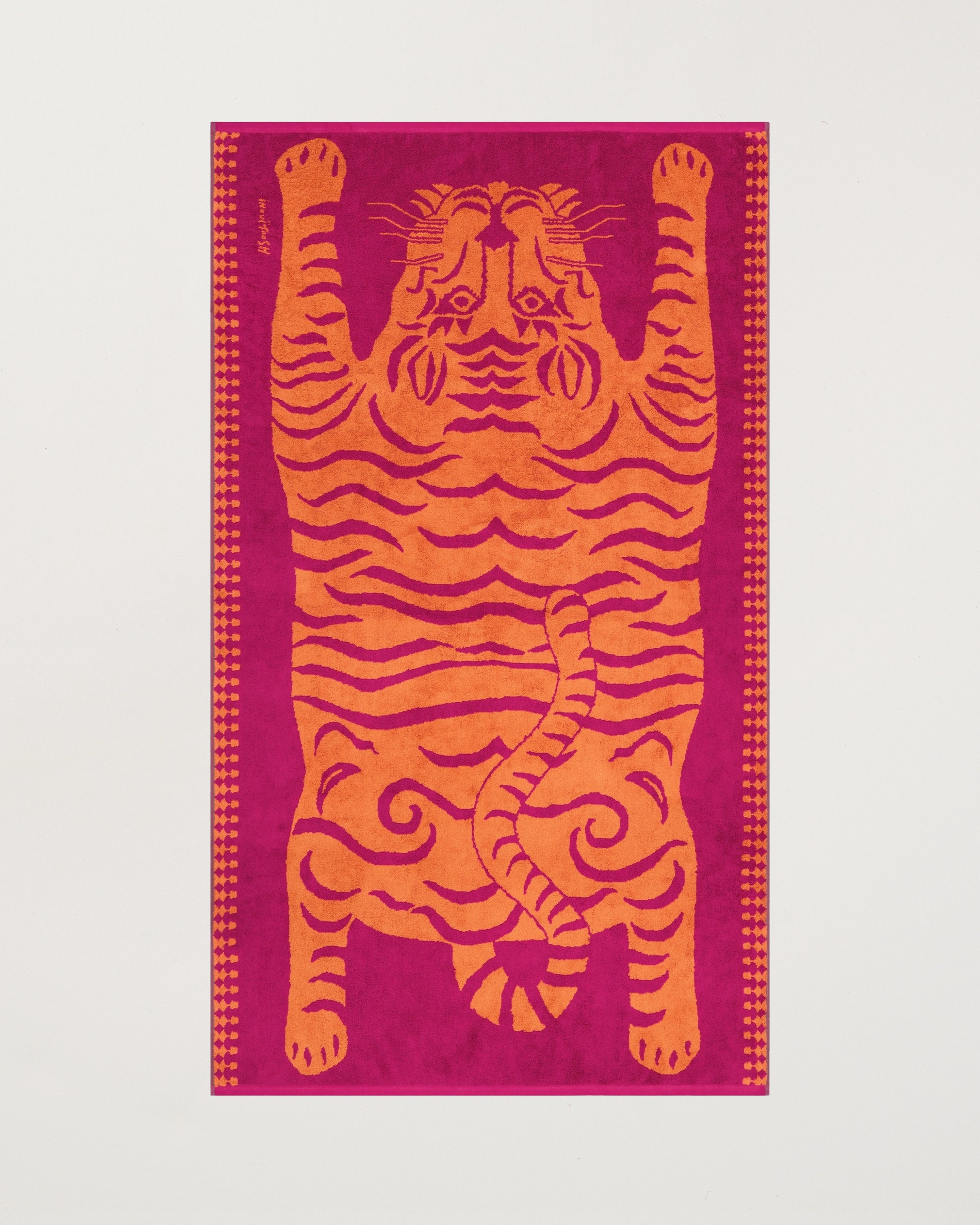 Beach Towel Todd Fuchsia