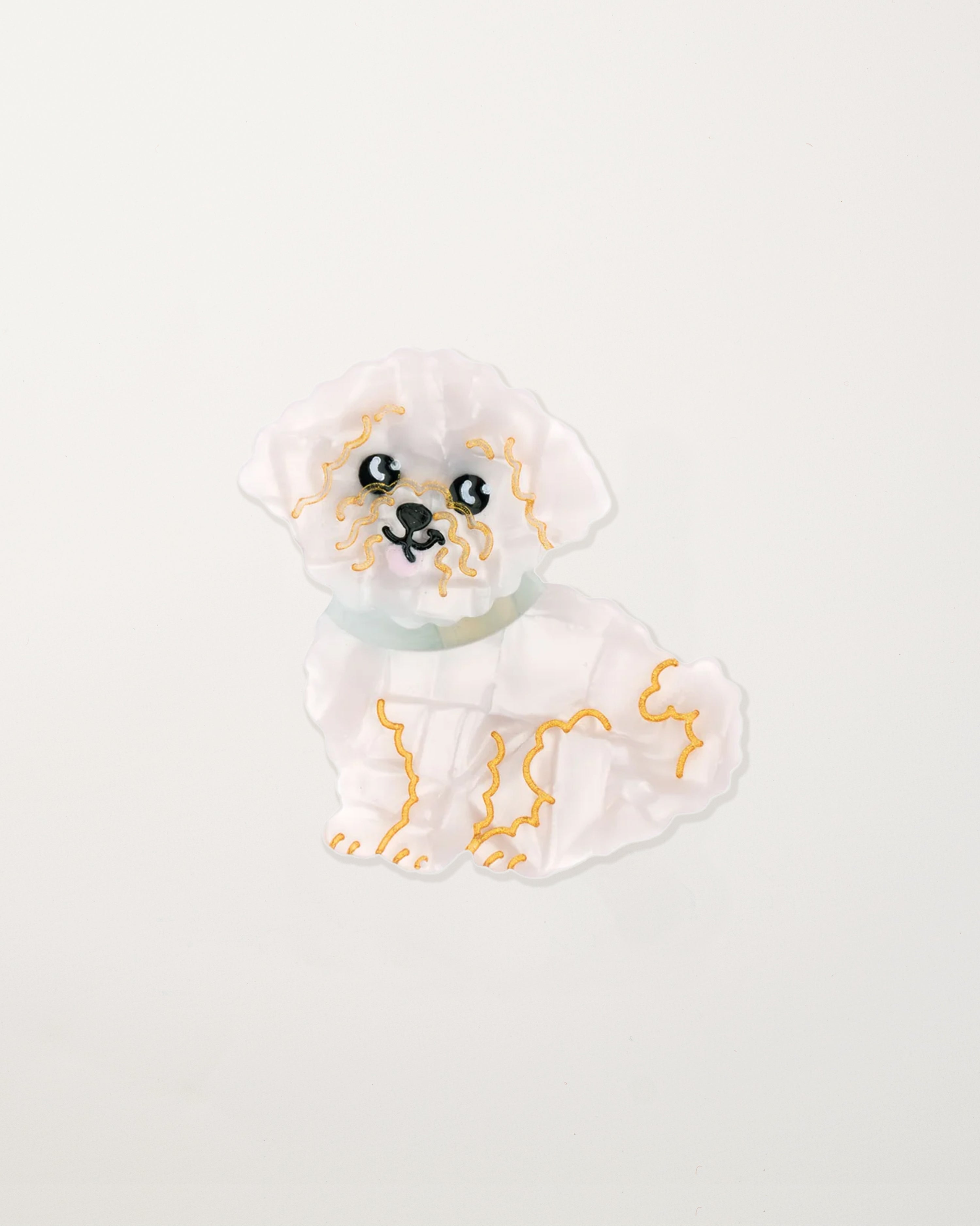 Bichon Hair Clip