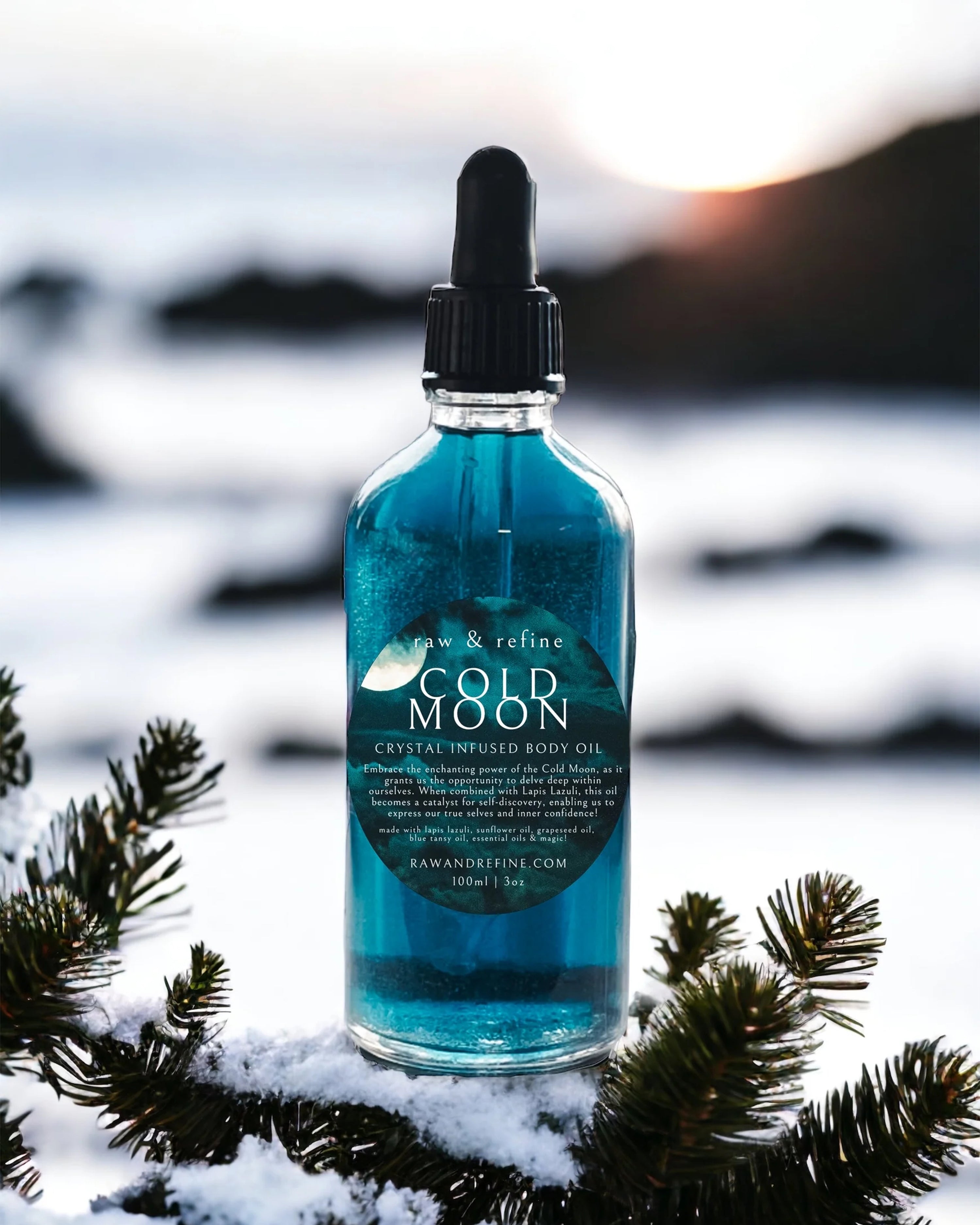 Blue Moon Crystal Infused Body Oil