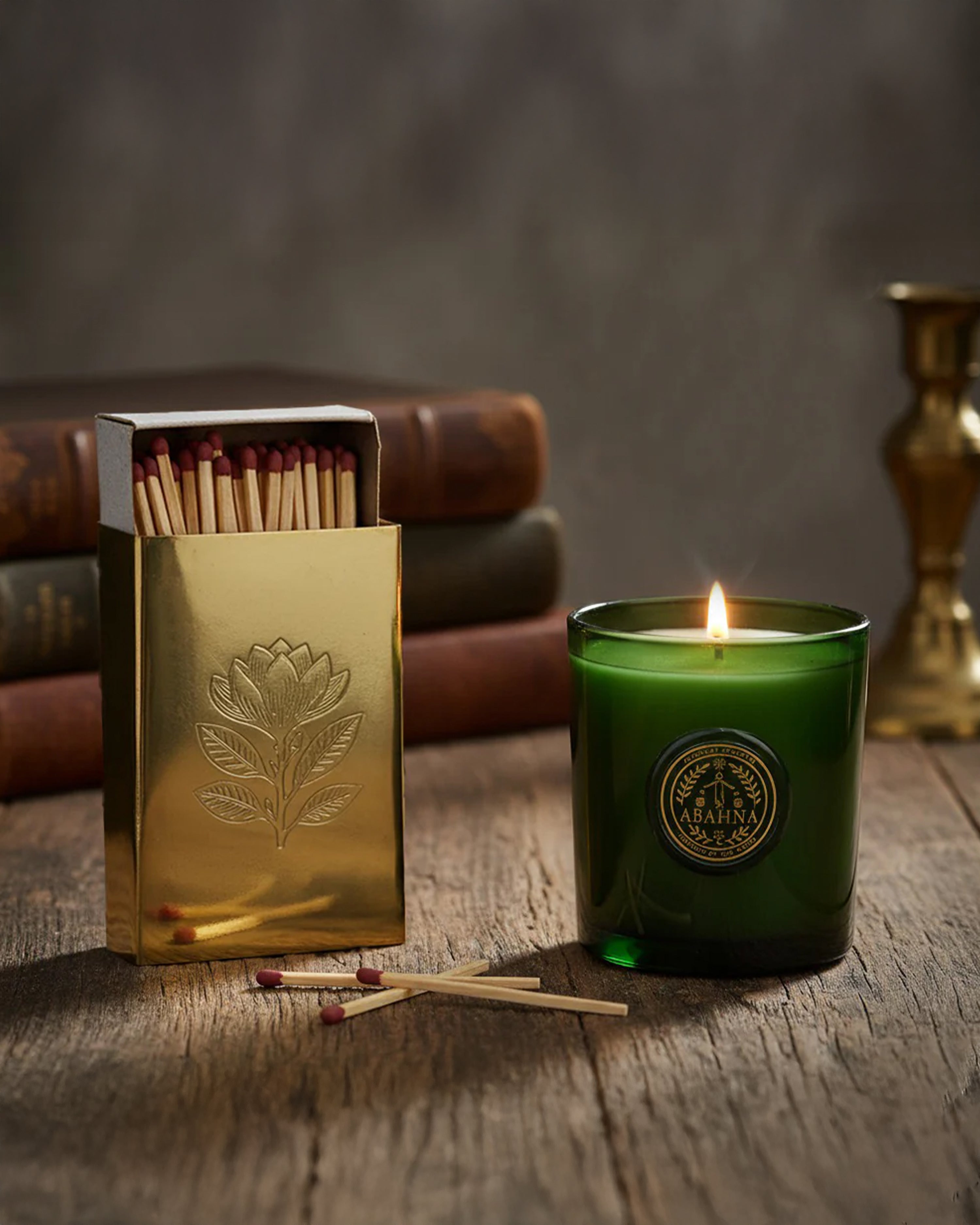 Brass Match Box