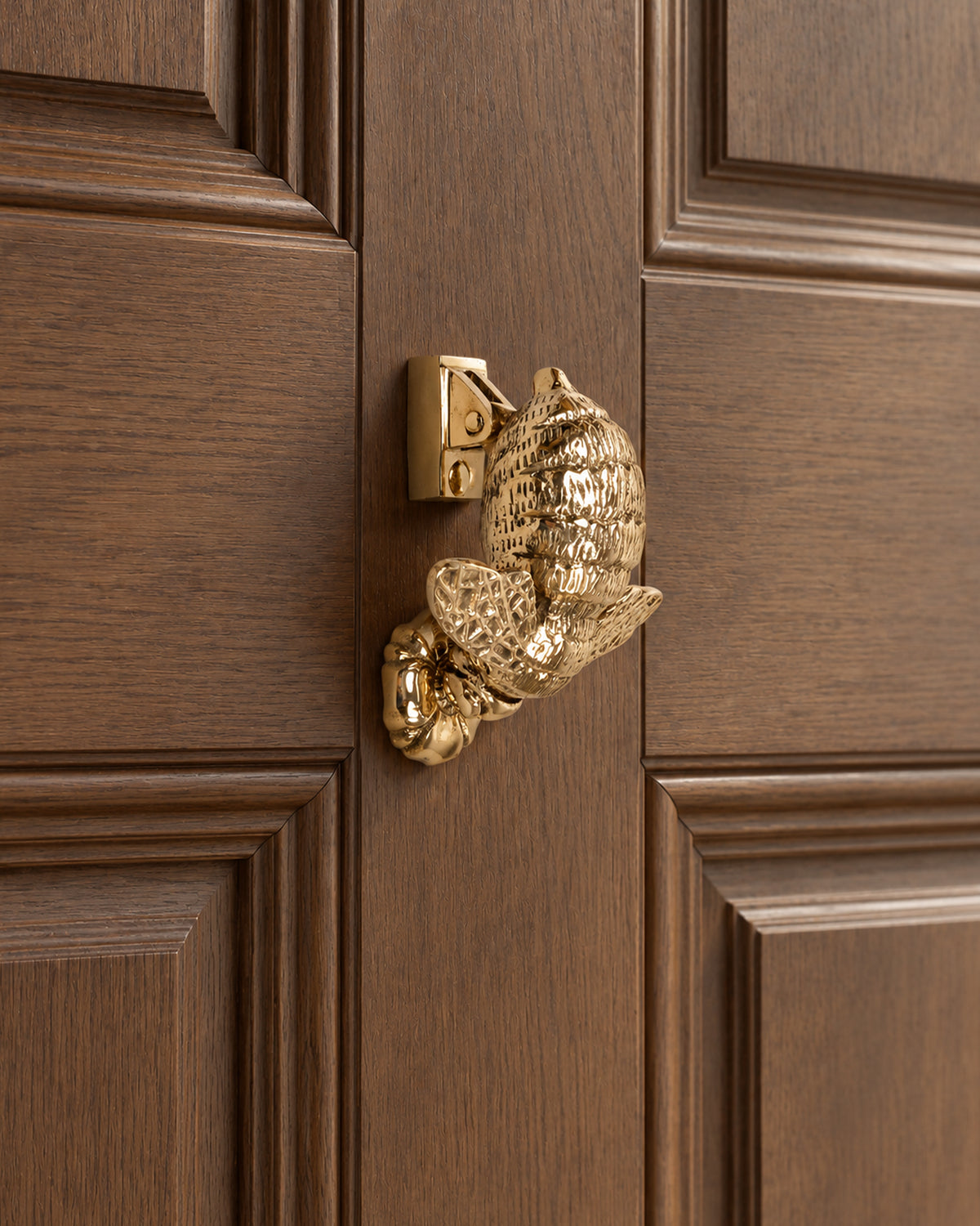 Bumble Bee Door Knocker Polished Brass