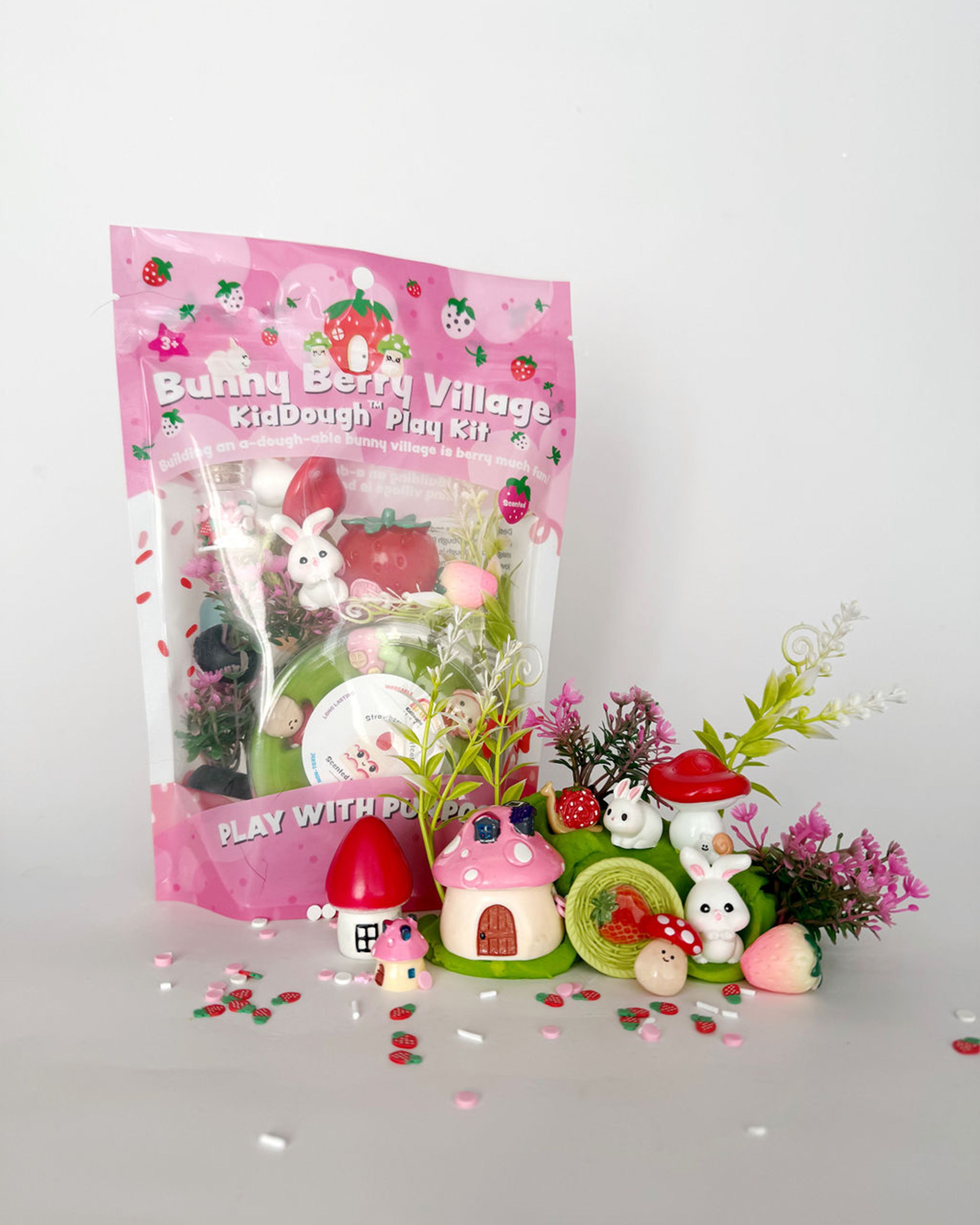Bunny Berry Village KidDough Play Kit