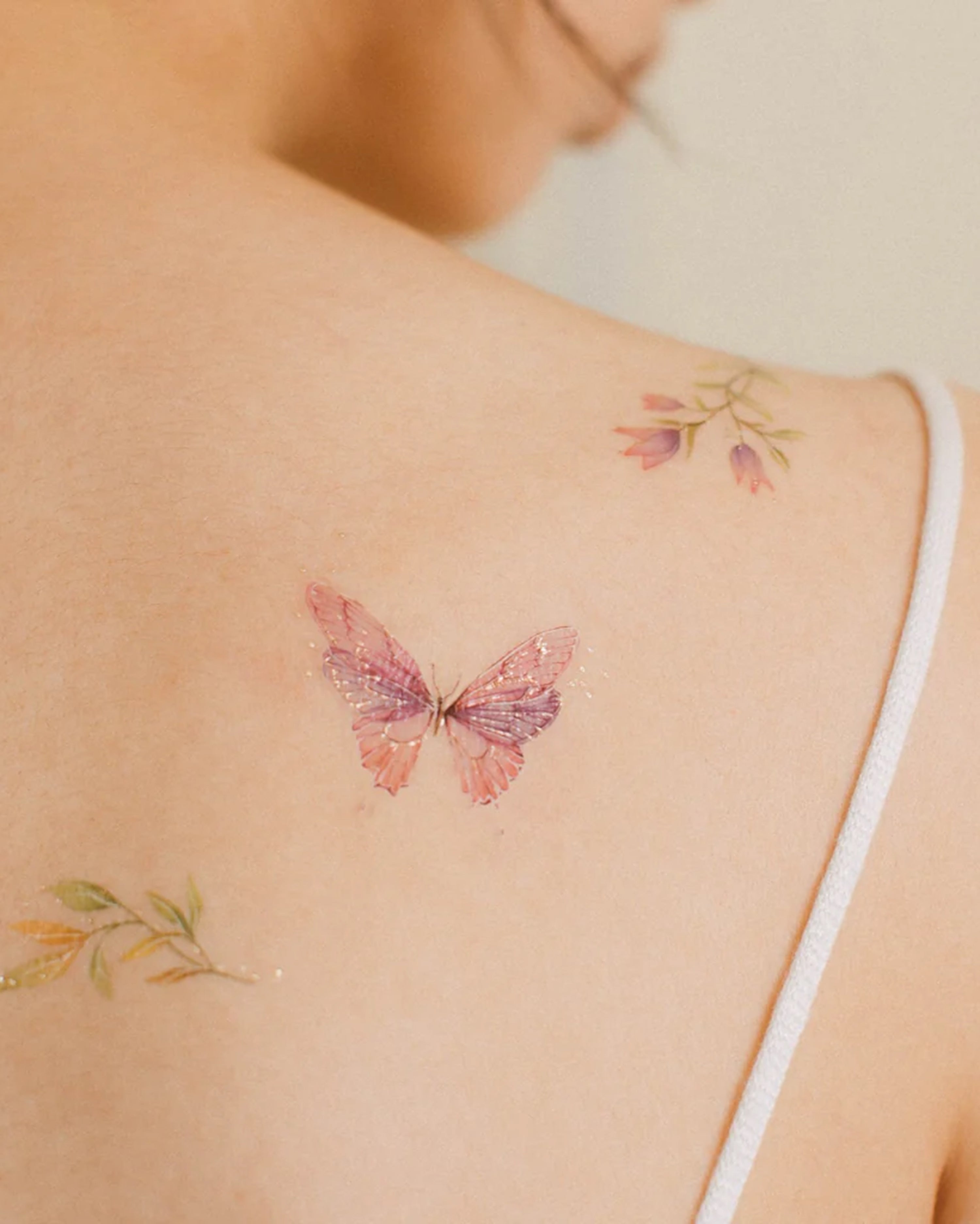 Butterflies In The Garden Temporary Tattoos