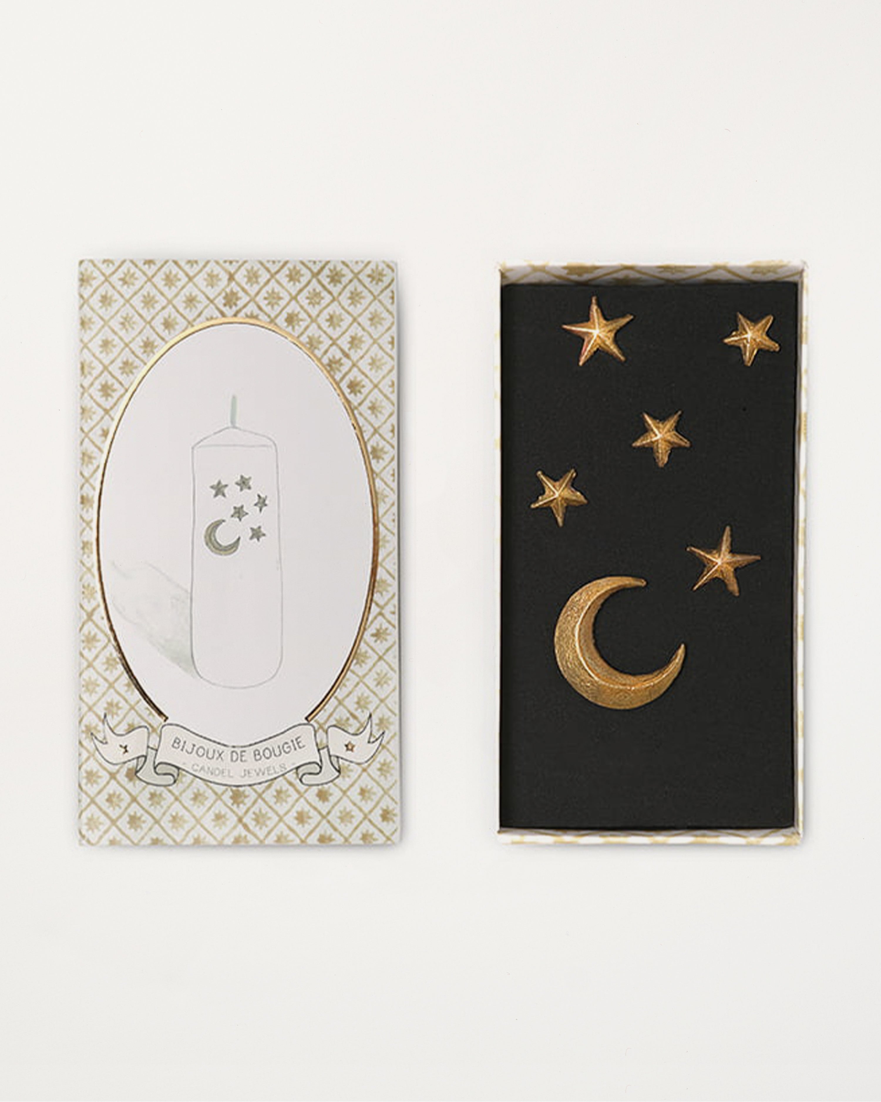 Candle Jewel Moon & Stars