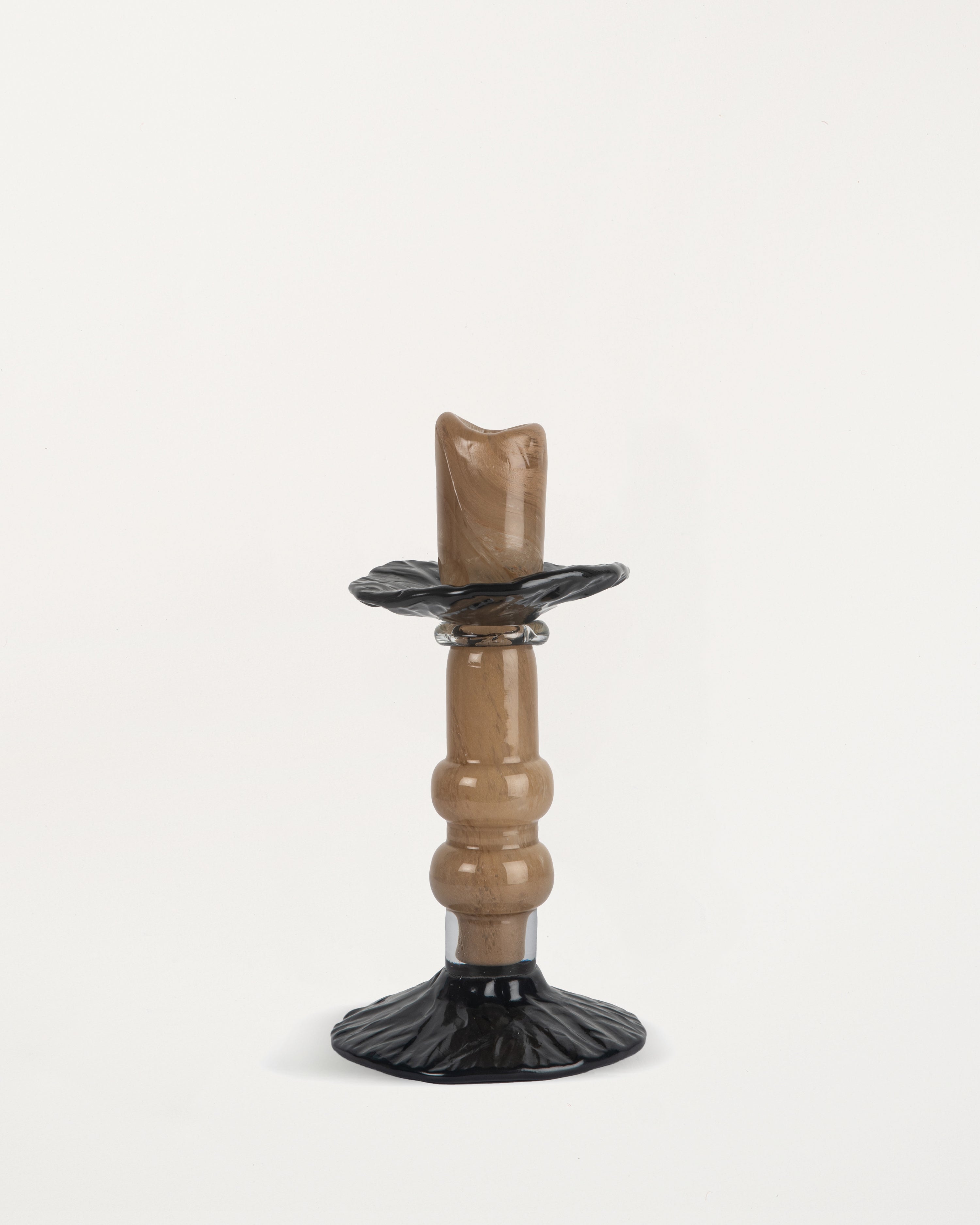 Candlestick Lara S Beige/Black