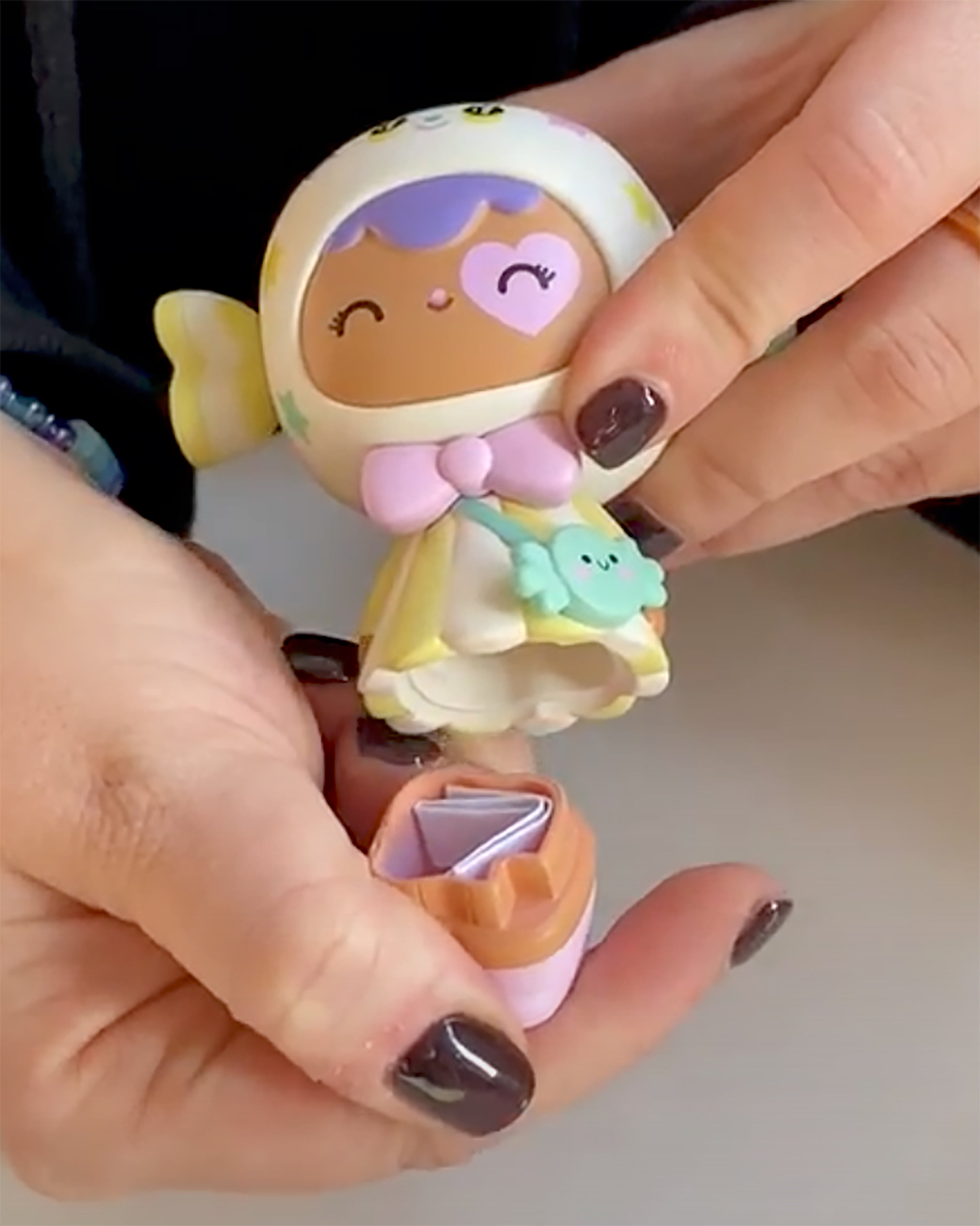 Candy Button Wishing Doll