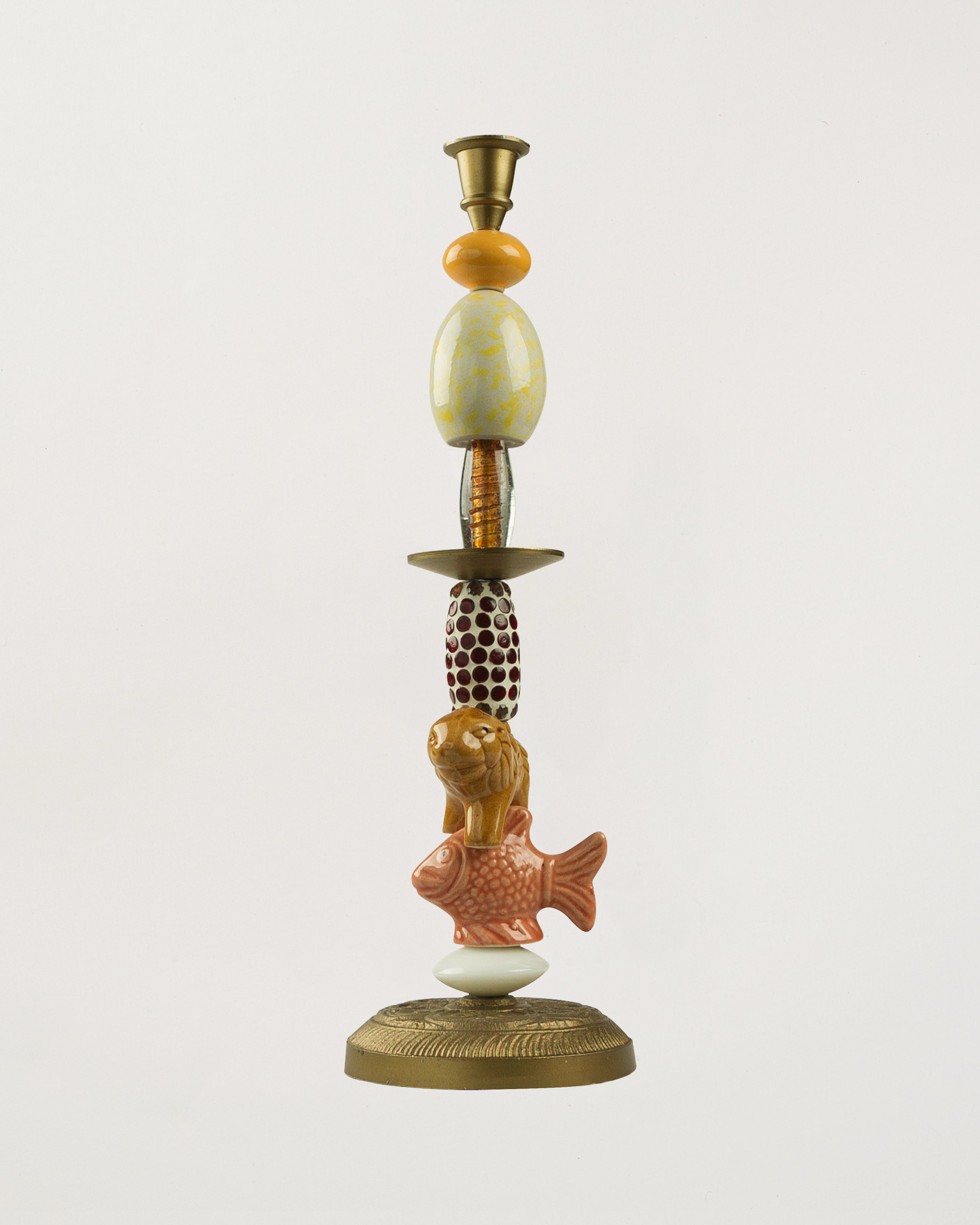 Ceramic Candlestick The King
