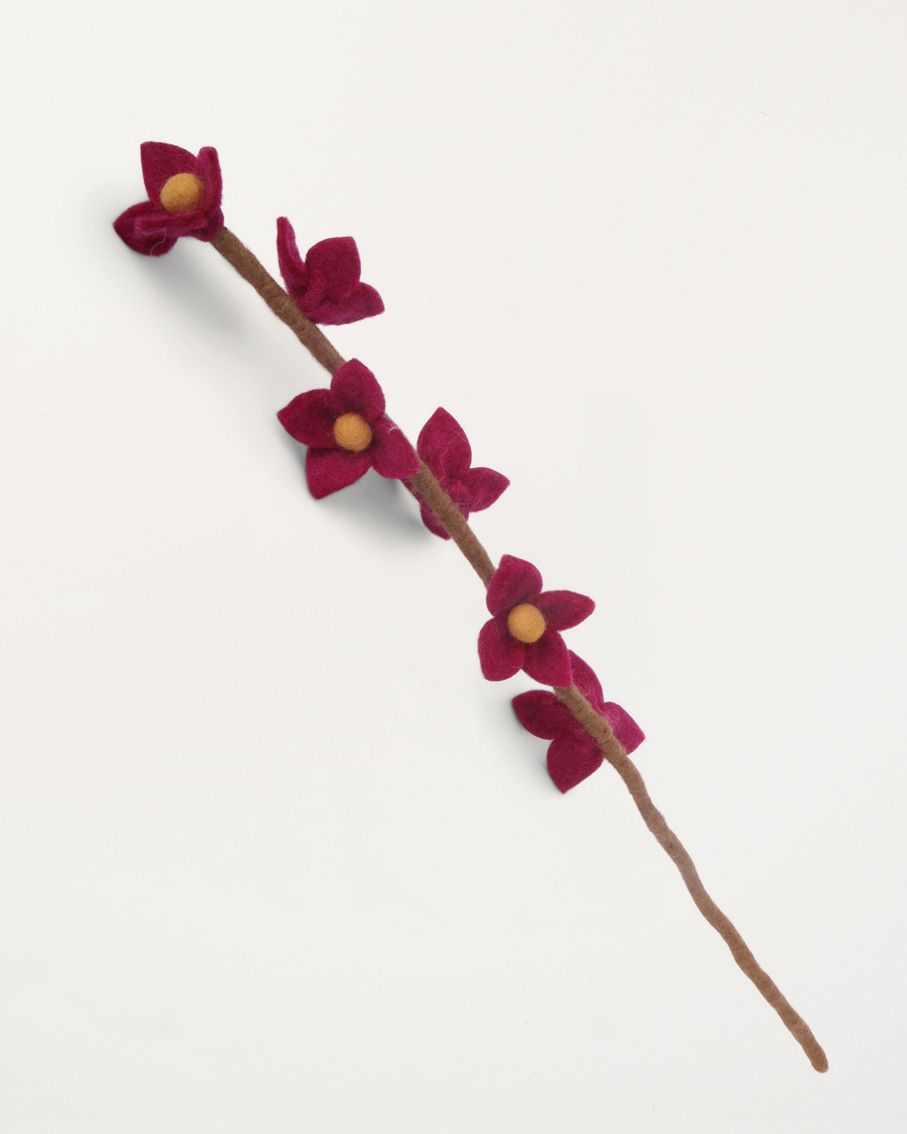Cerise Flowers on Stalk