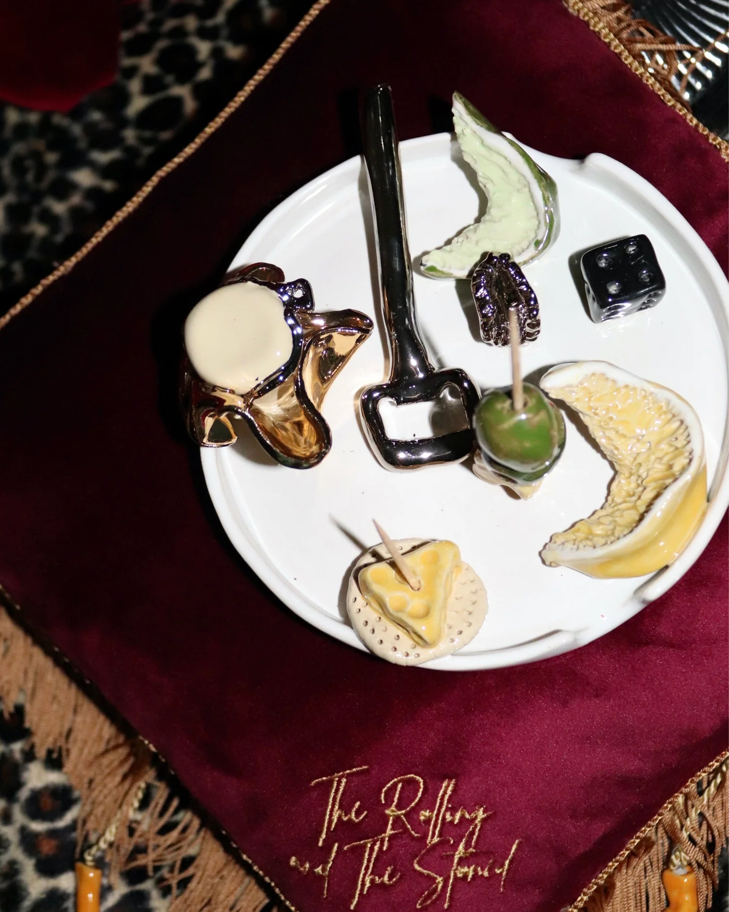 Cheese And Crackers Ashtray