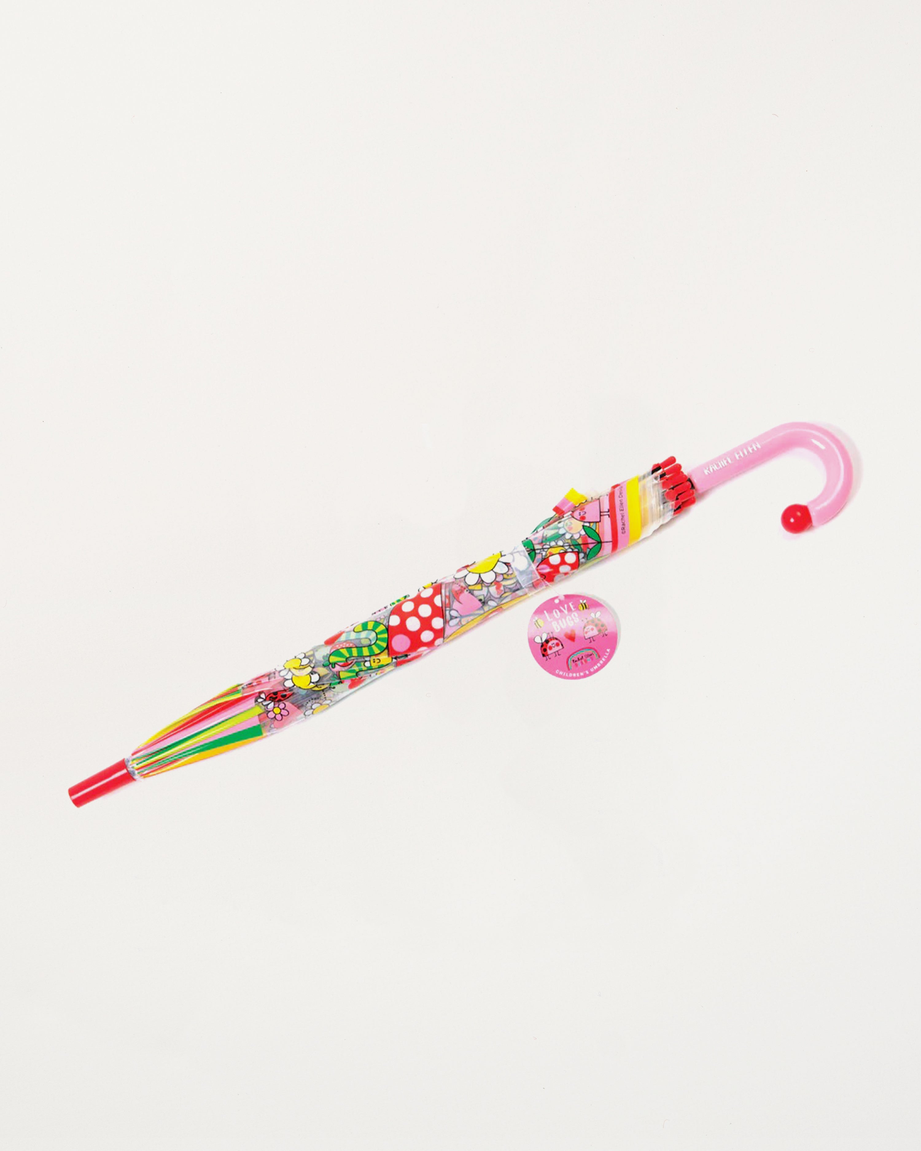 Children's Umbrella Bee Happy Bees & Flower Design