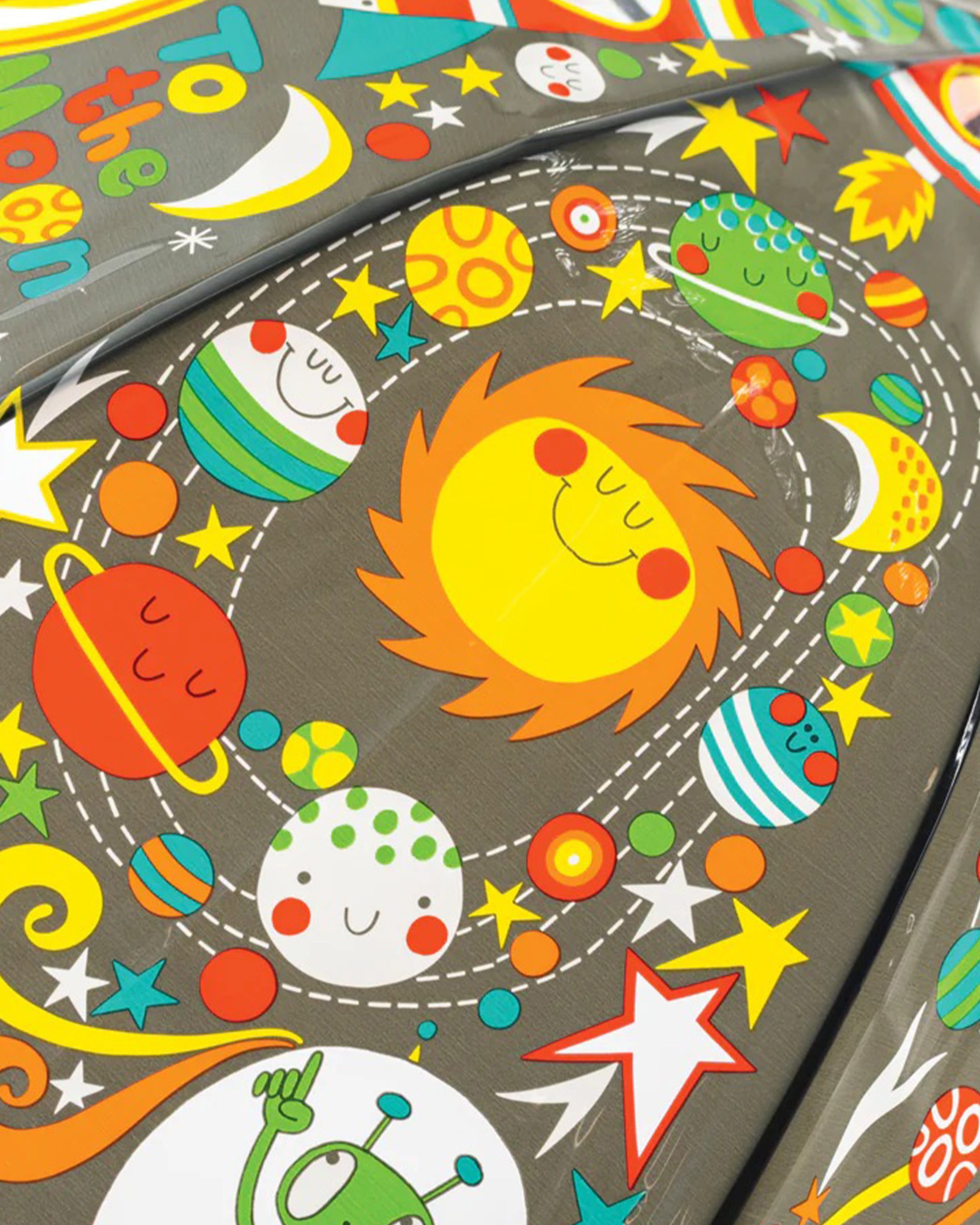 Children's Umbrella To the Moon Space Design