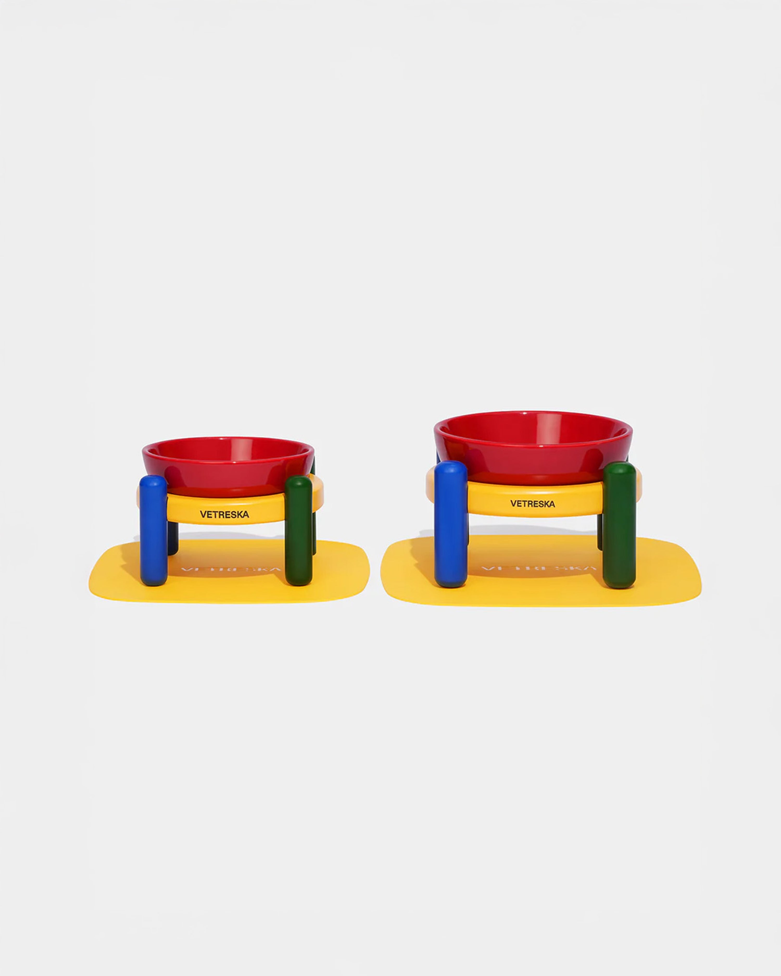 Chroma Ceramic Pet Bowl & Mat Set (M)