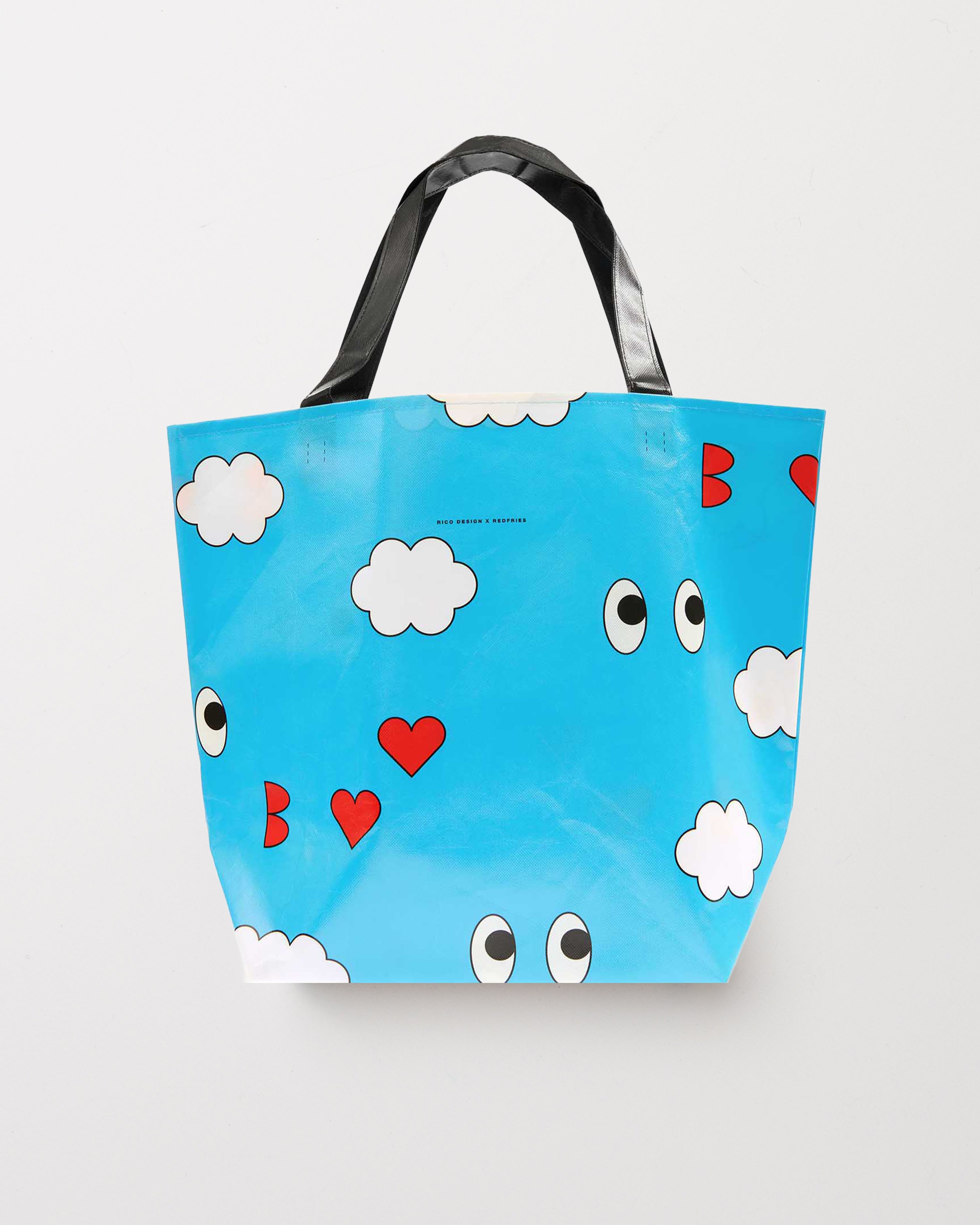 Cloud/Eyes Blue Bag