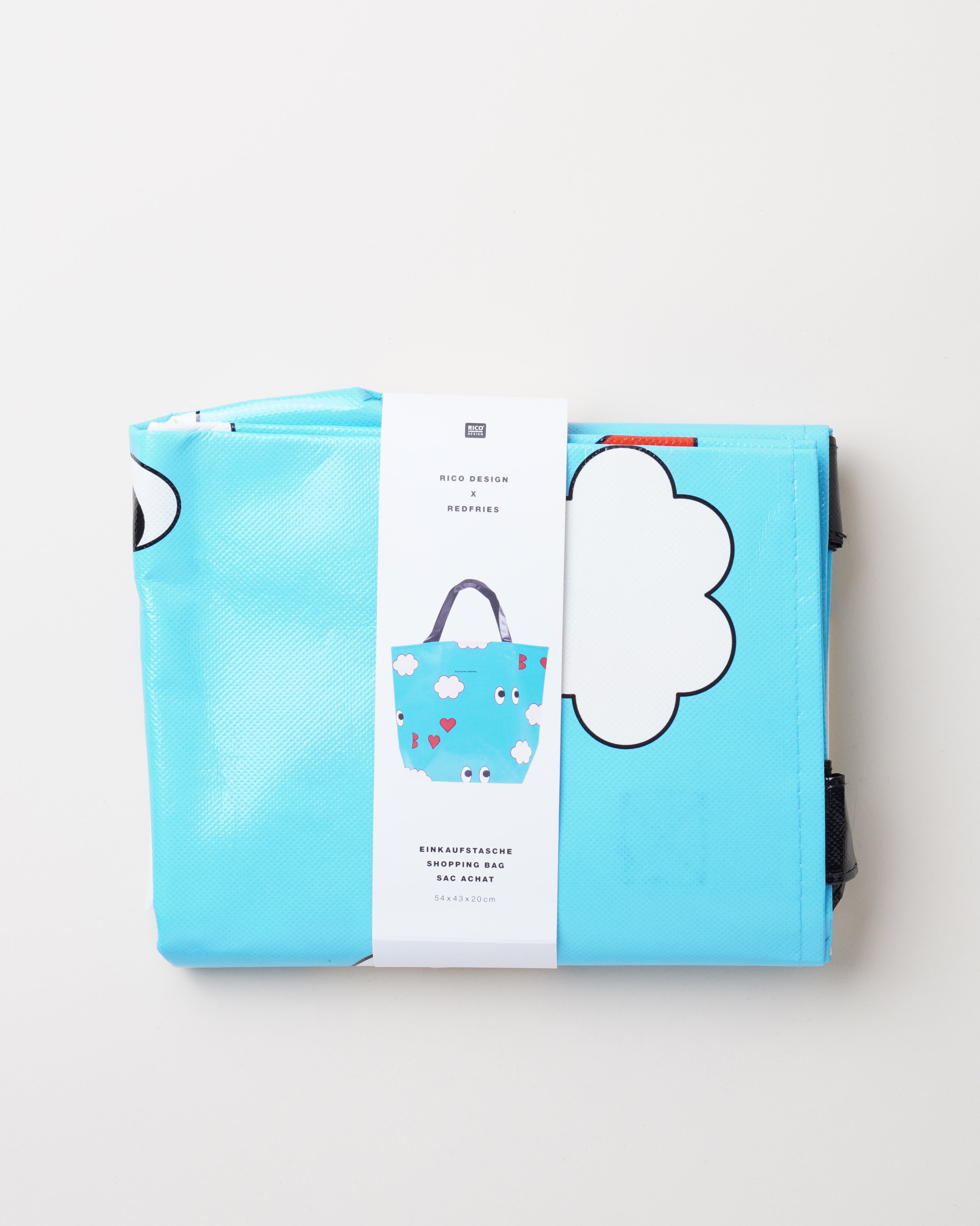 Cloud/Eyes Blue Bag