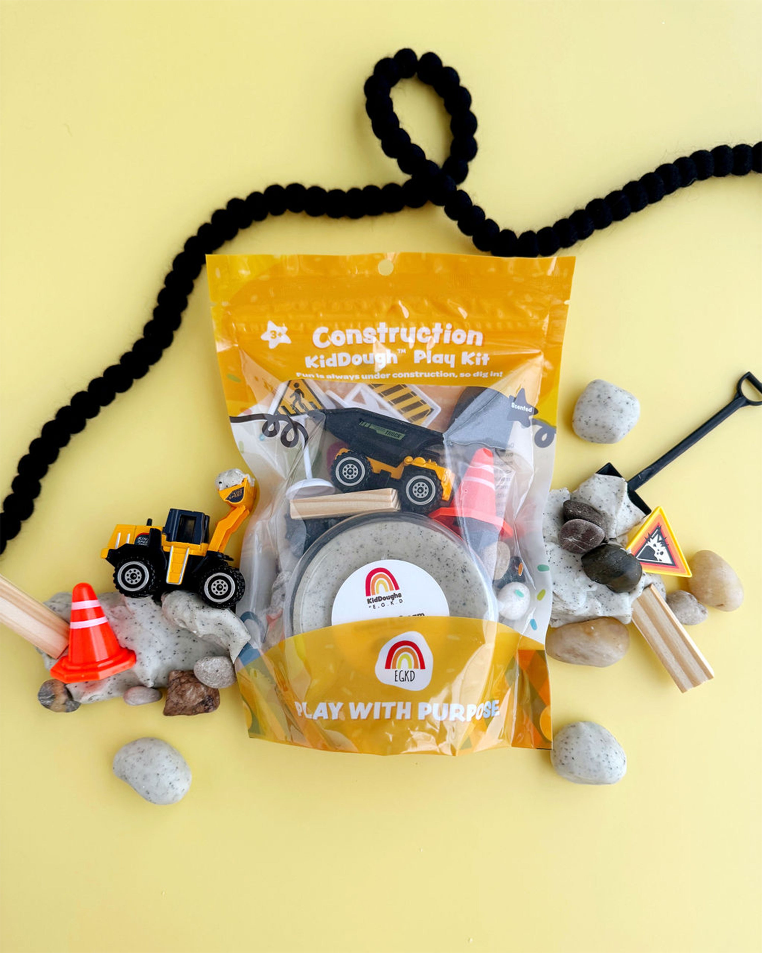 Construction KidDough Play Kit