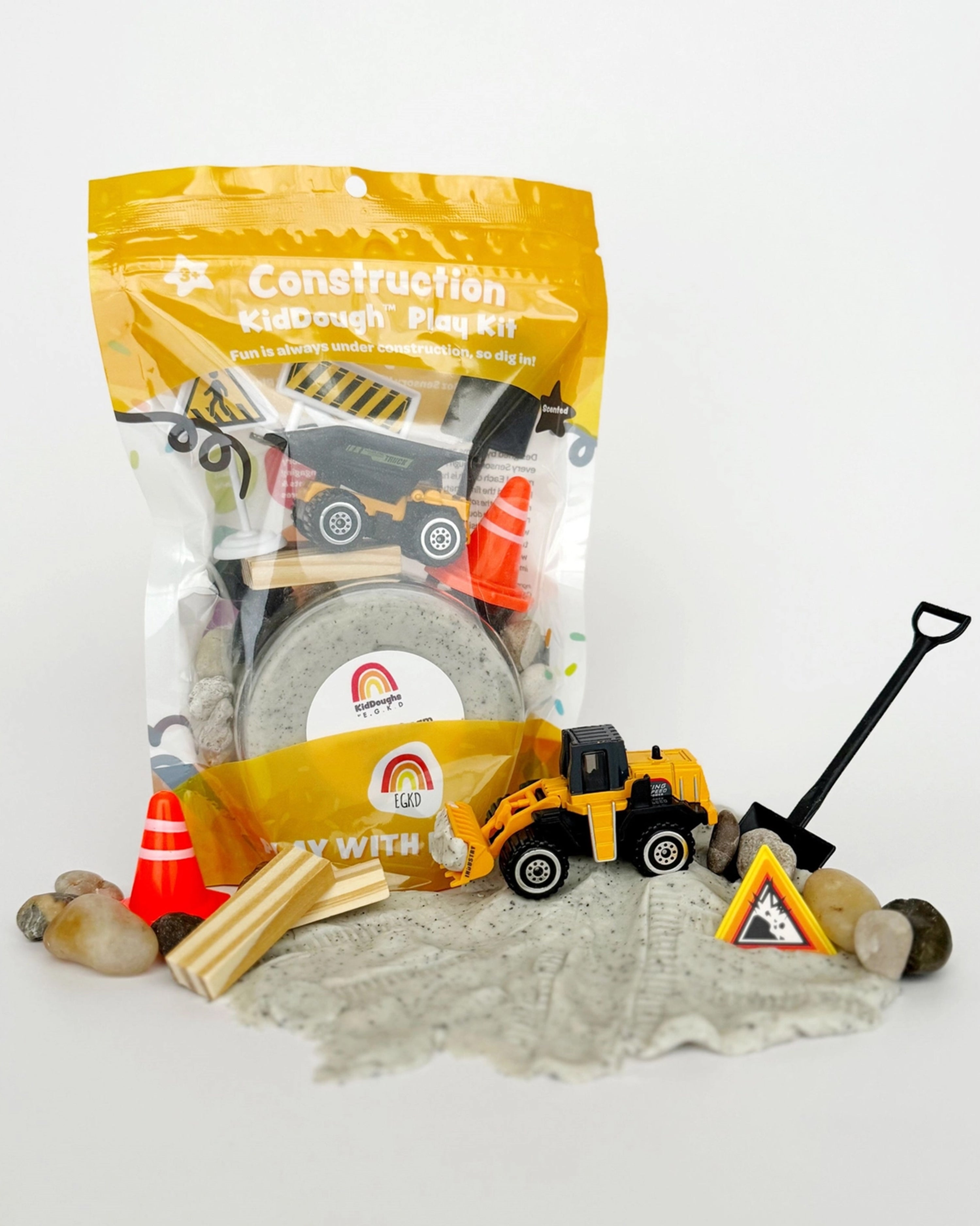 Construction KidDough Play Kit