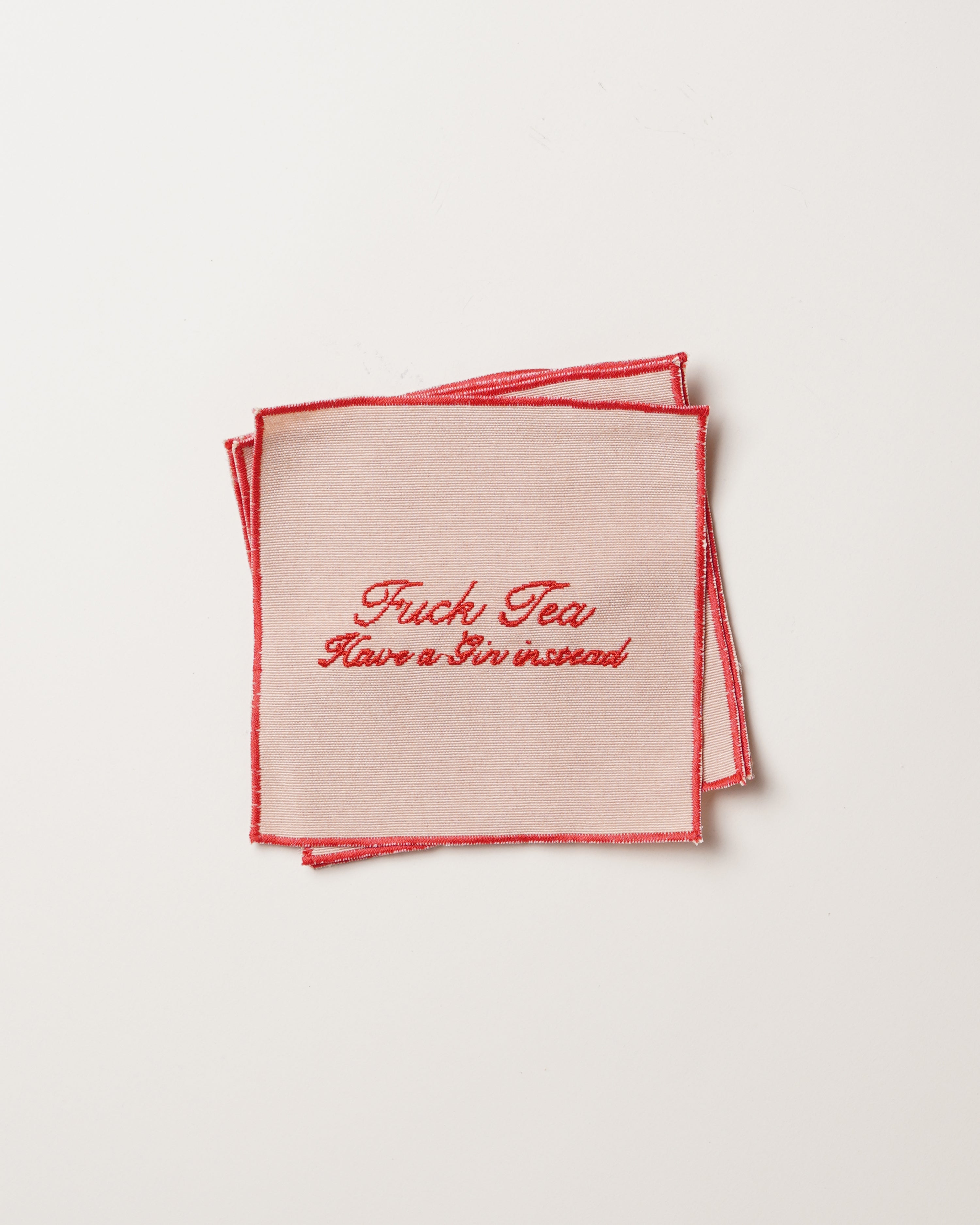 Cream Set of 4 Cocktail Napkins