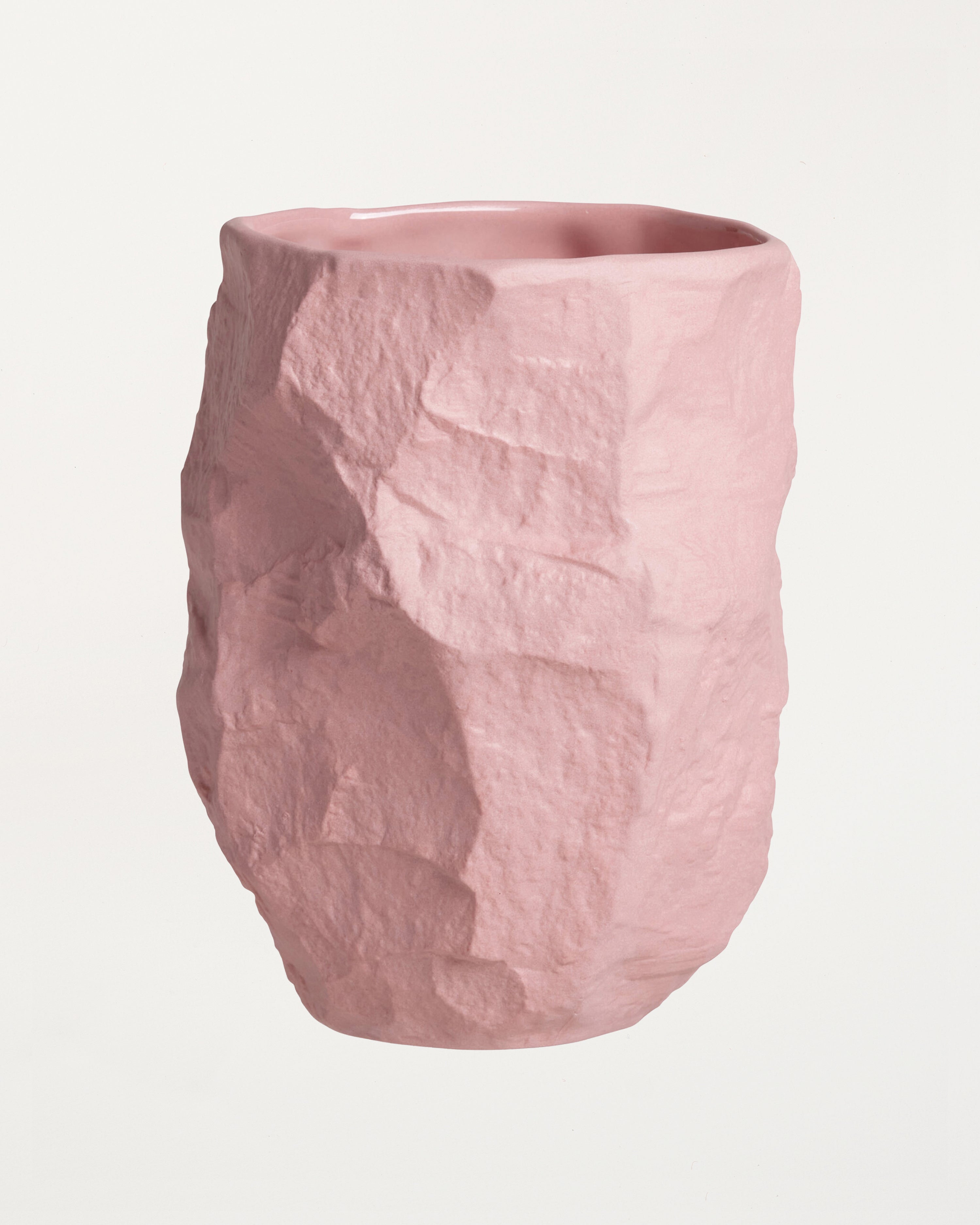 Crockery Pink Tall vase