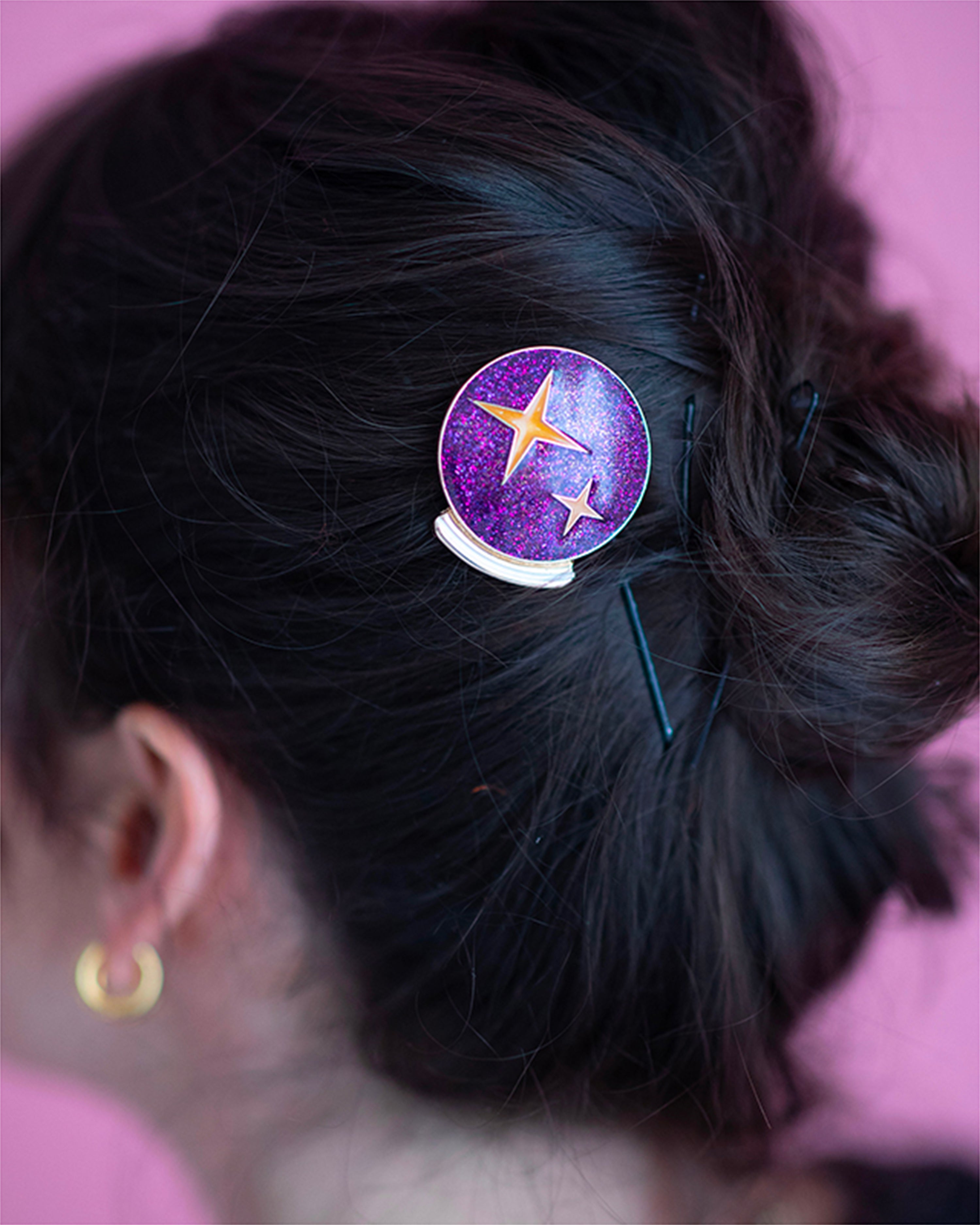 Crystal Ball Brooch