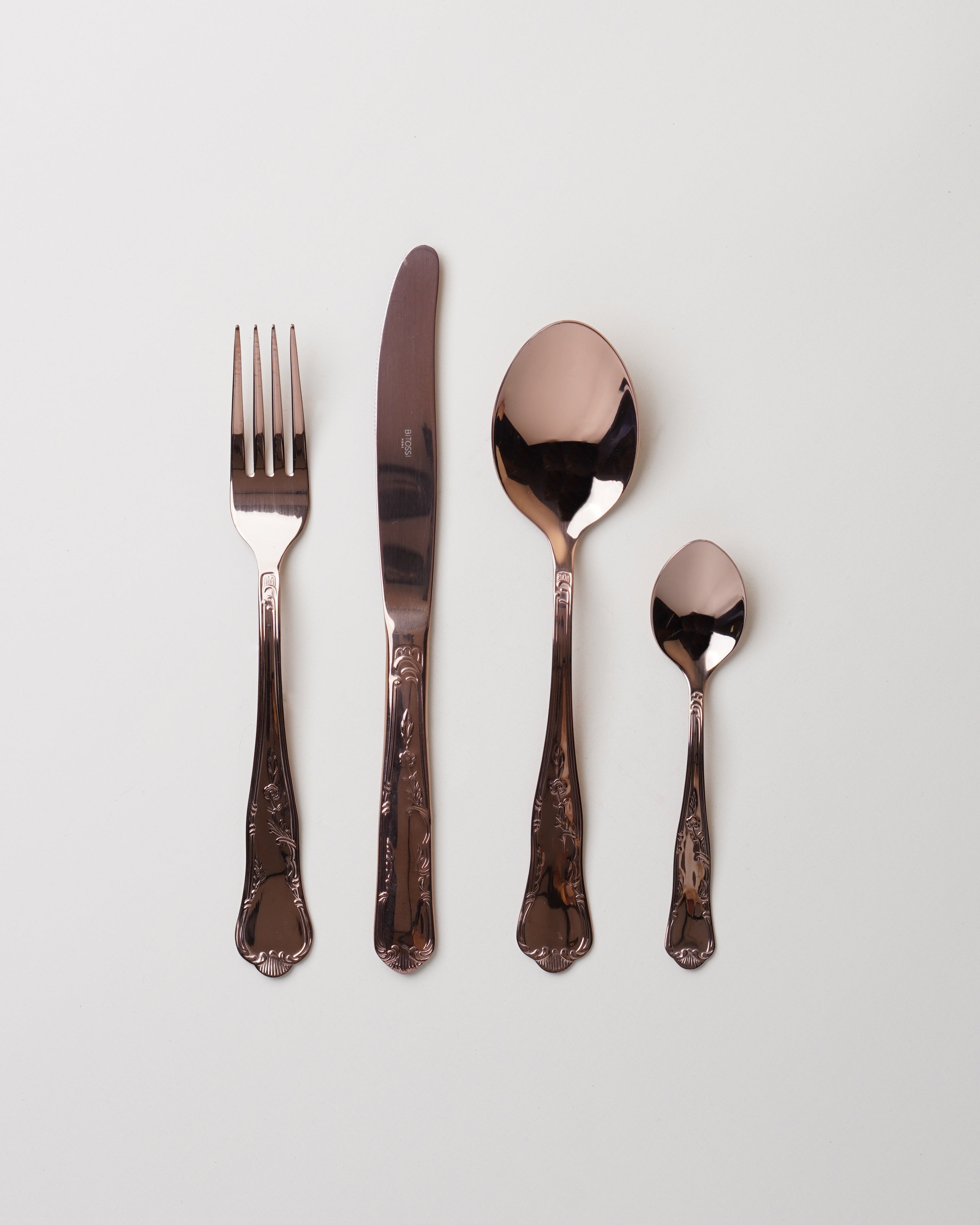Cutlery Set 24 Pieces Copper