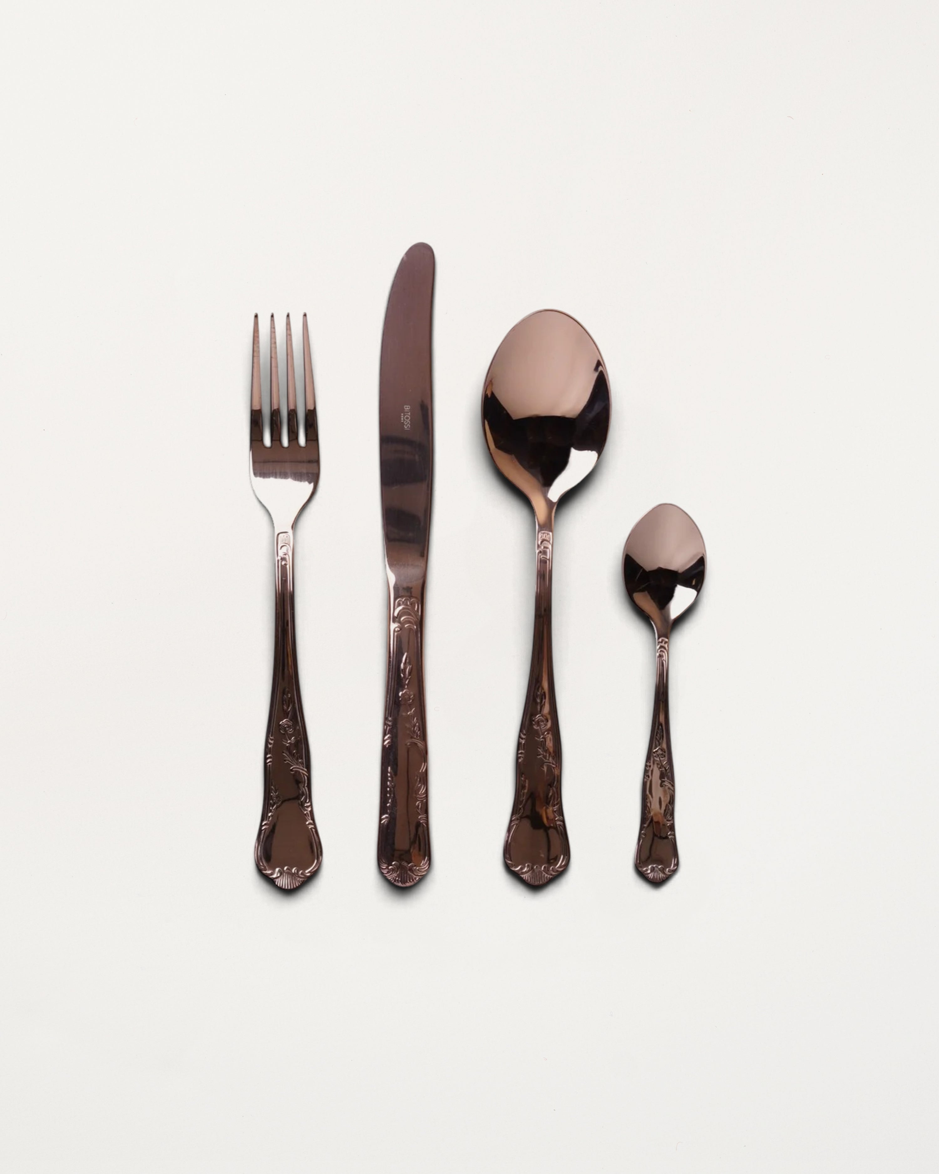 Cutlery Set 24 Pieces Copper