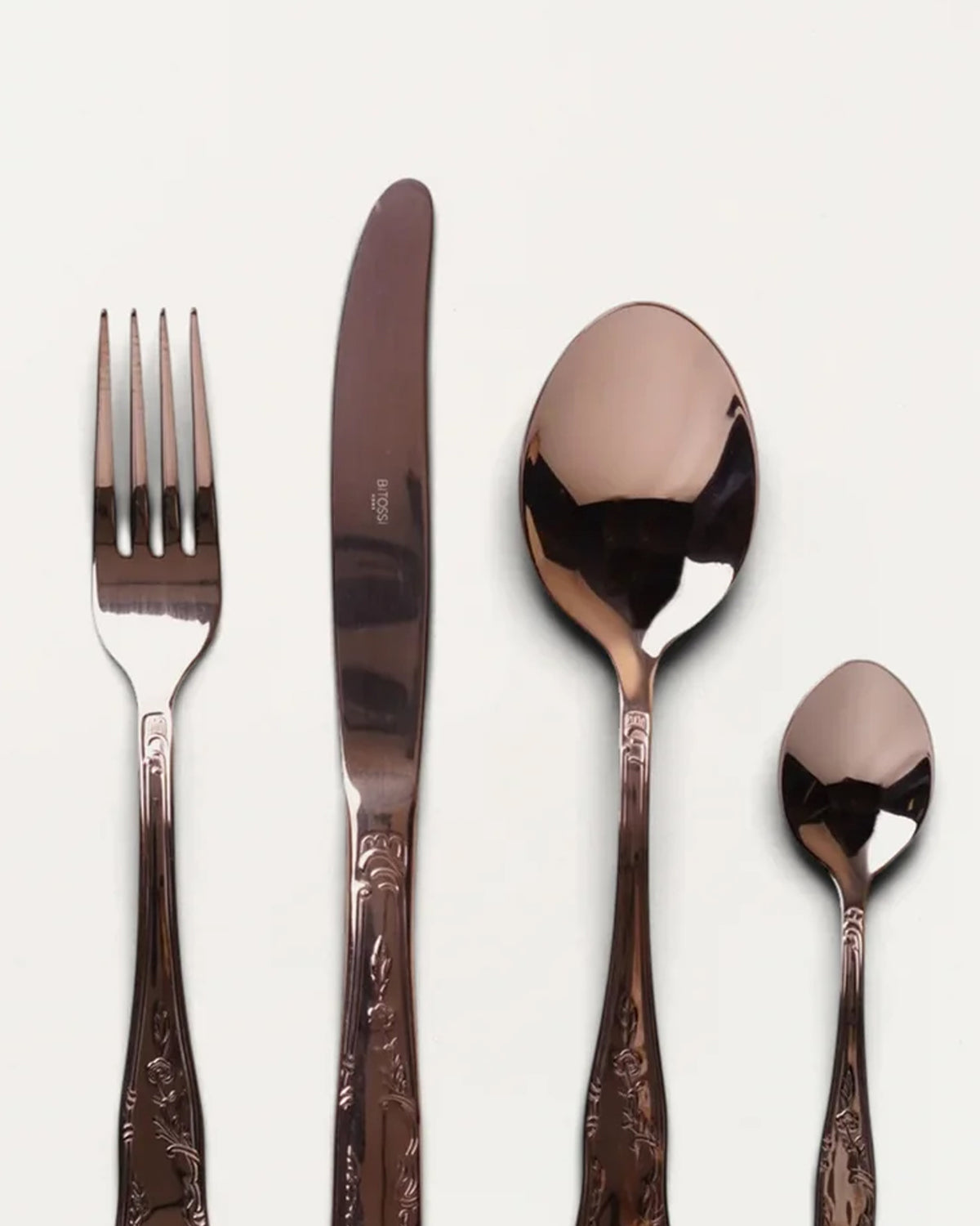 Cutlery Set 24 Pieces Copper