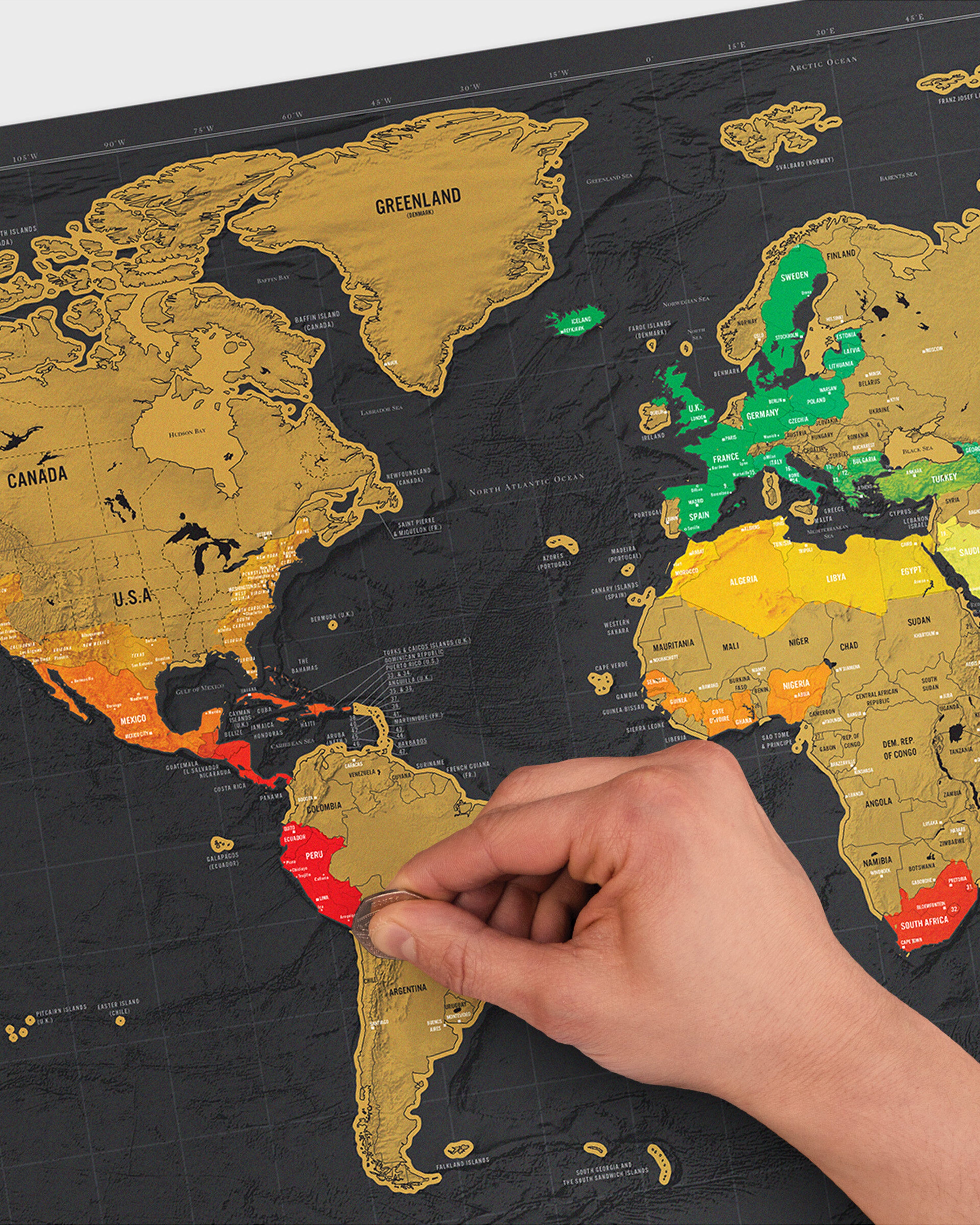 Deluxe Scratch Map