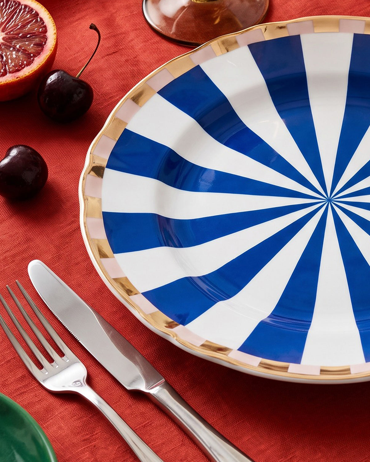 Dessert Plate Fortuna/Wedges D20.5cm