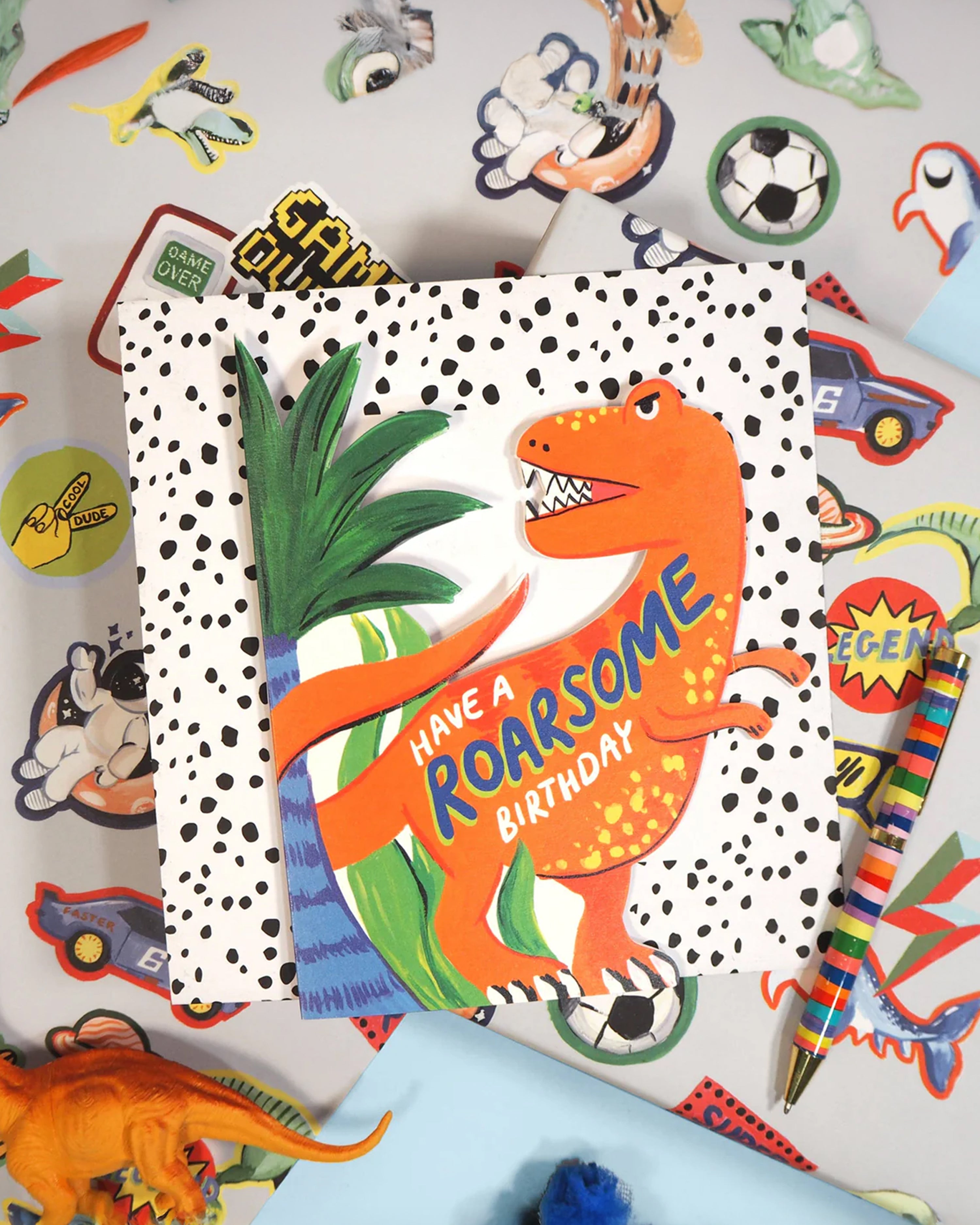 Dinosaur Shaped Card