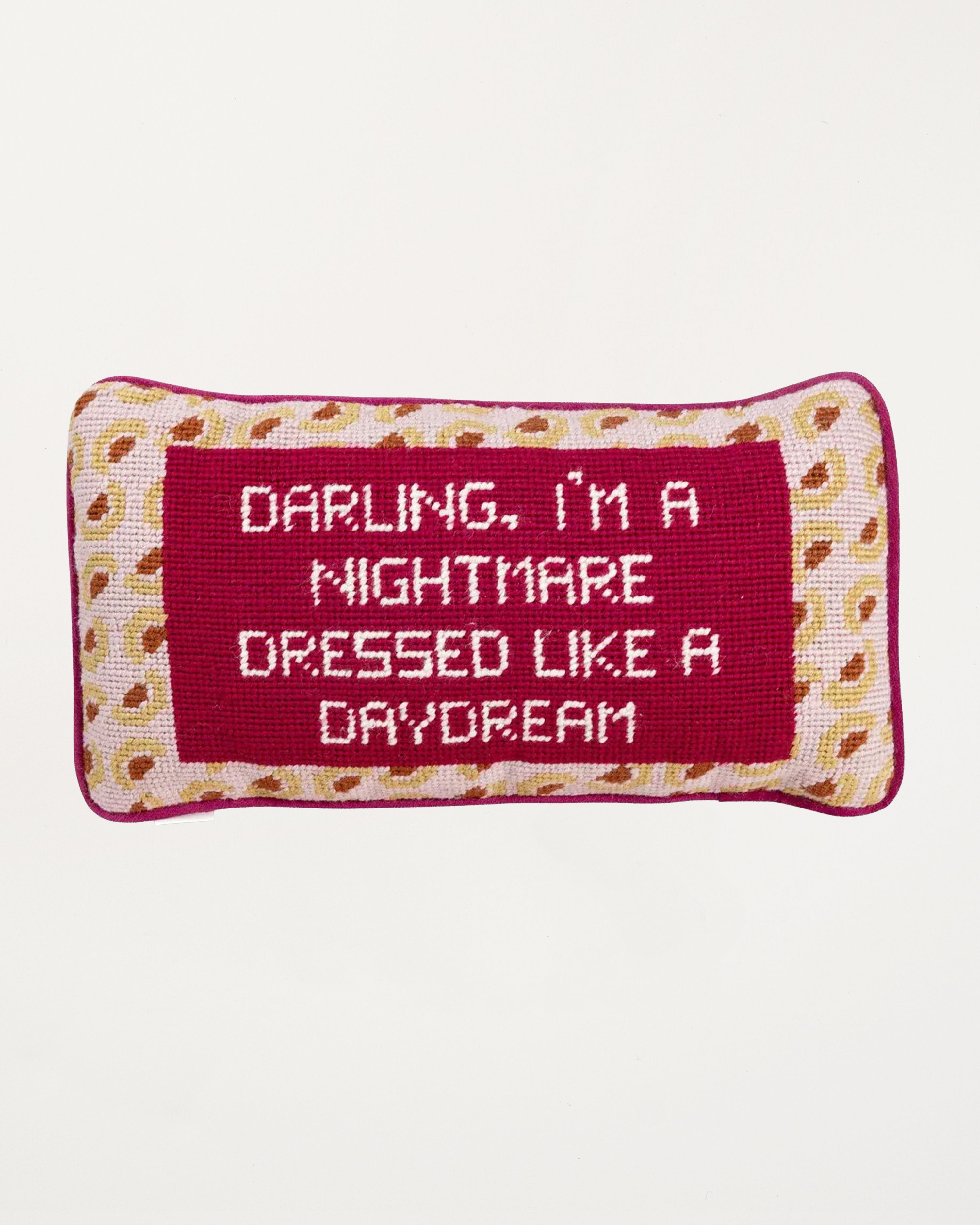 Dressed Like A Daydream Needlepoint Pillow