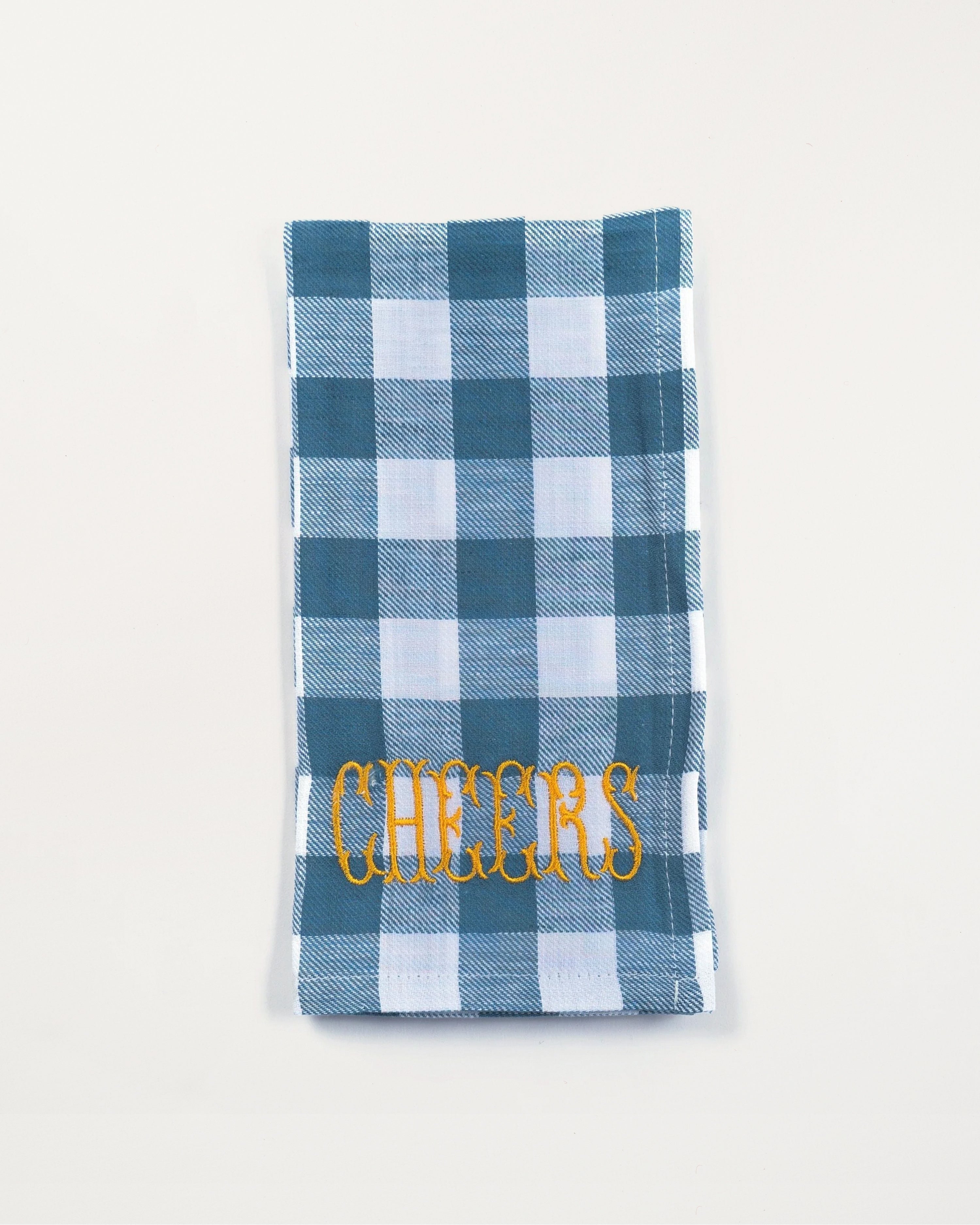 Embroidered Napkin Cheers