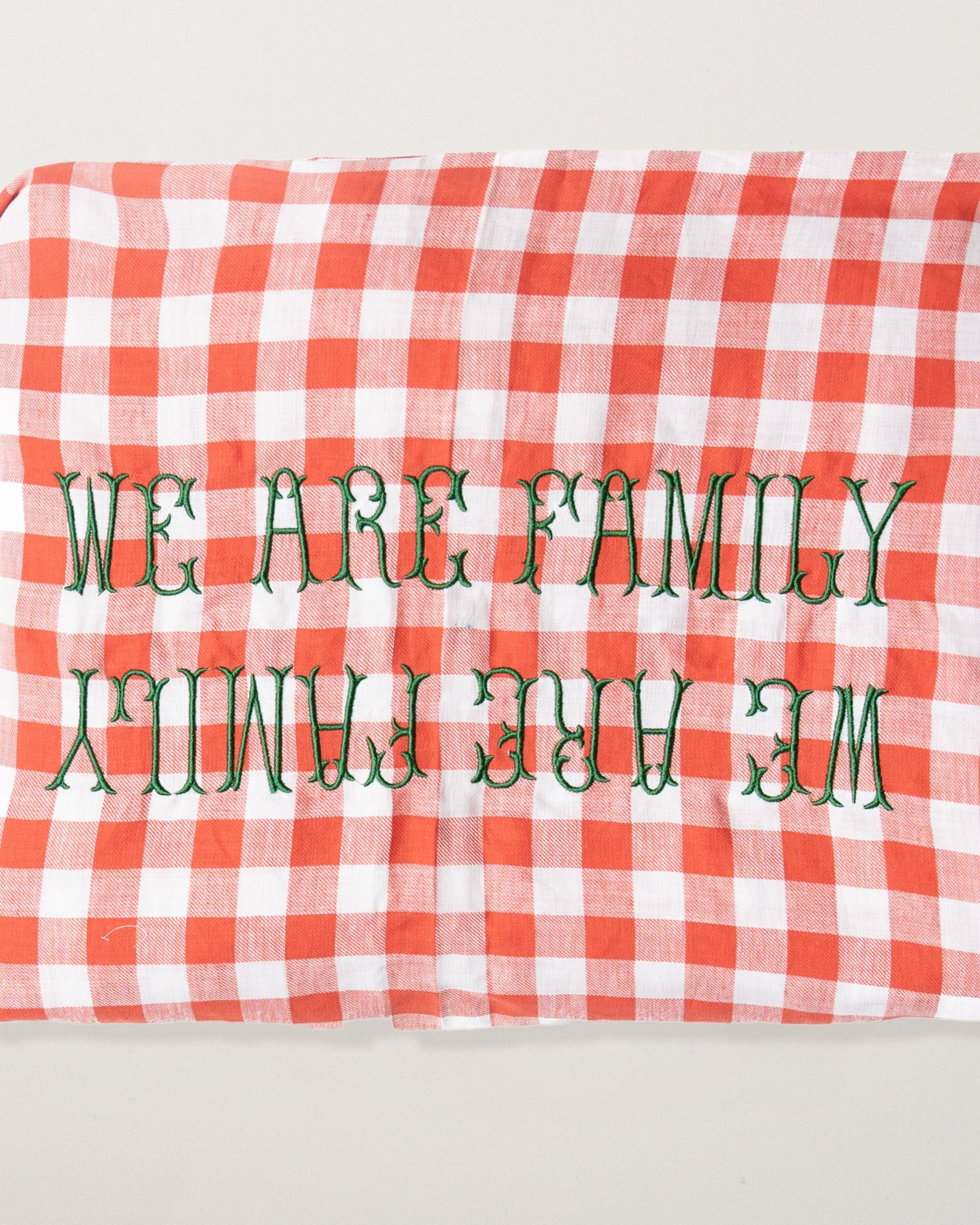 Embroidered Tablecloth/Family