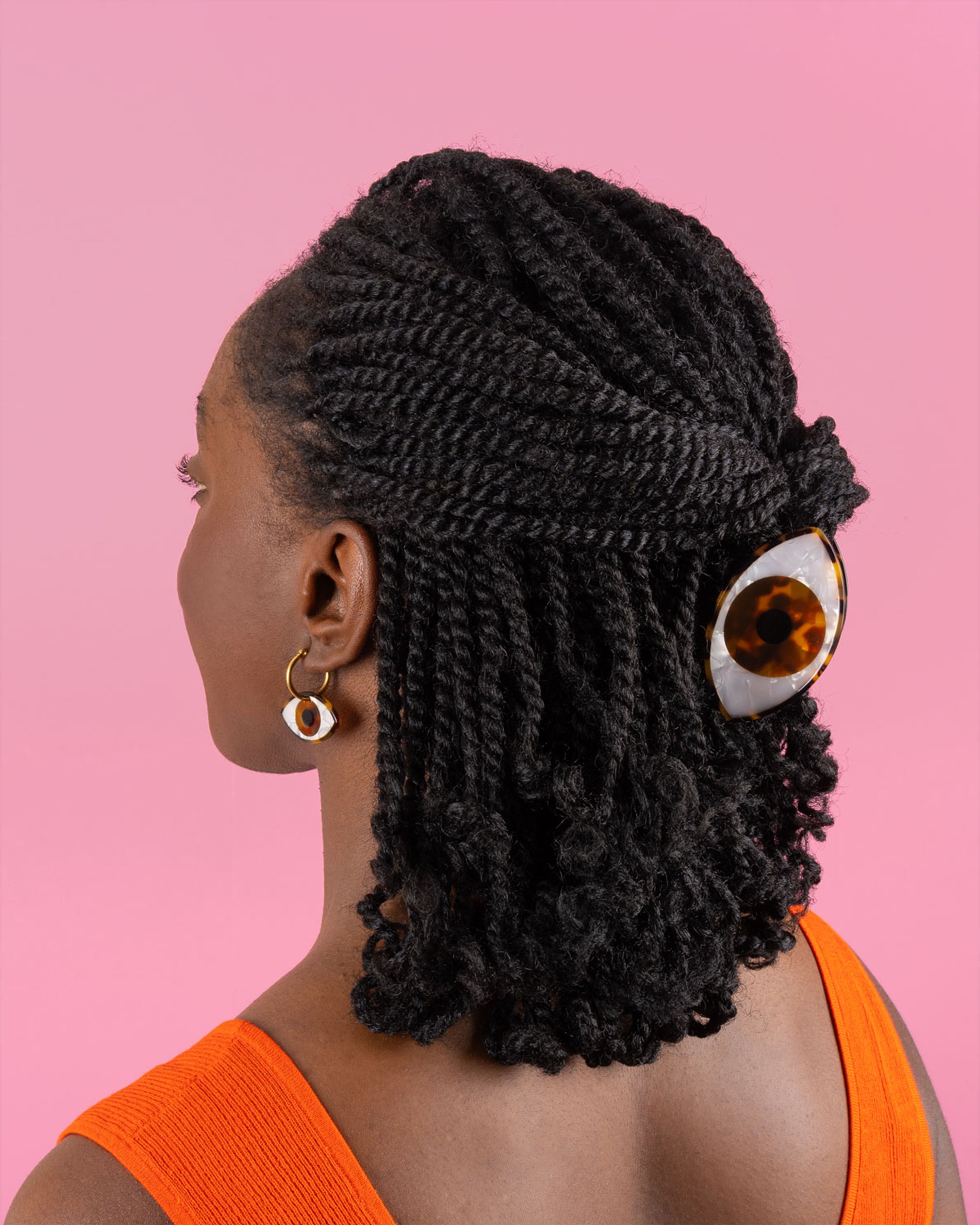 Eye Hair Claw/Brown