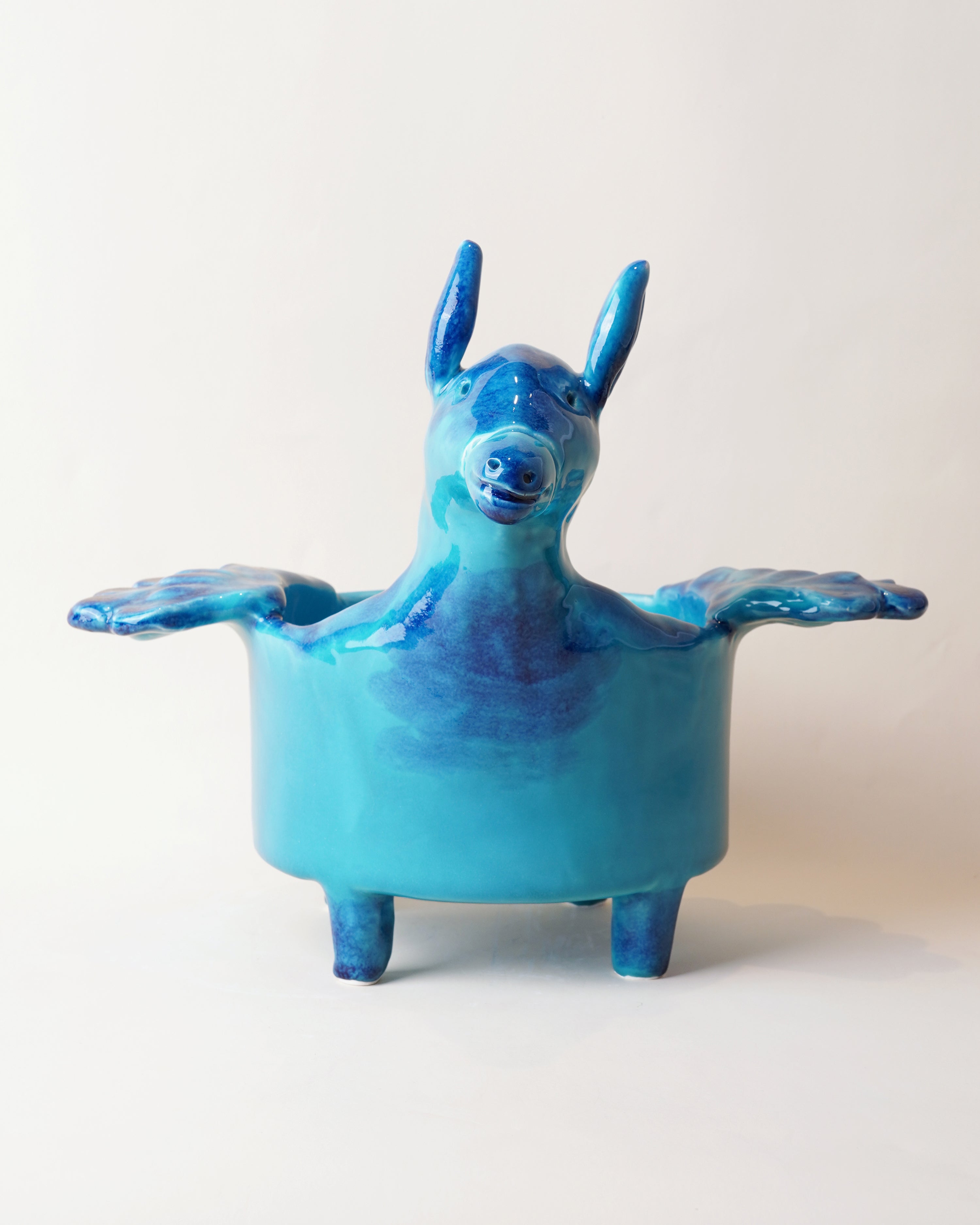 Flying Donkey Vase