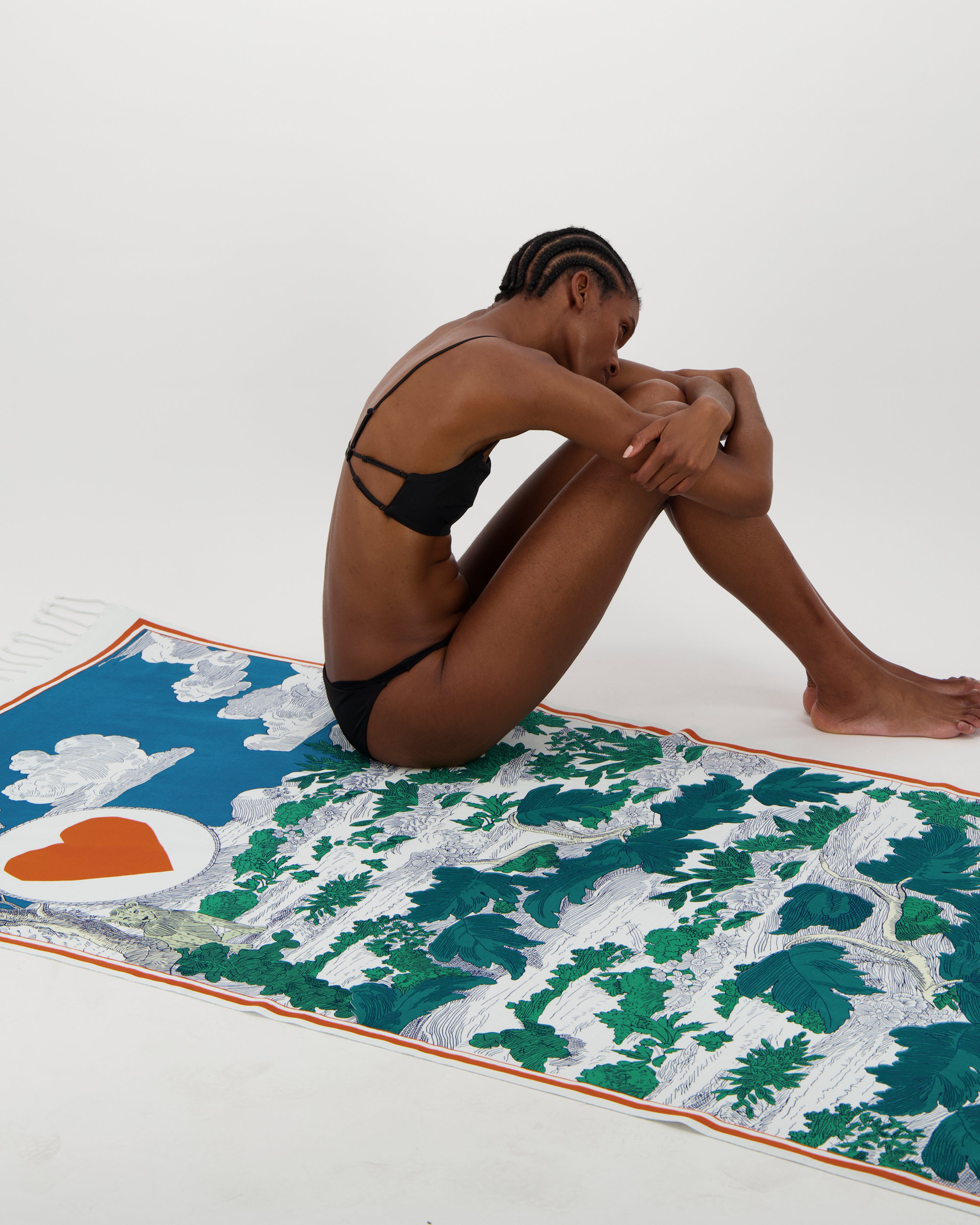 Fouta Towel 100 Histoire Green