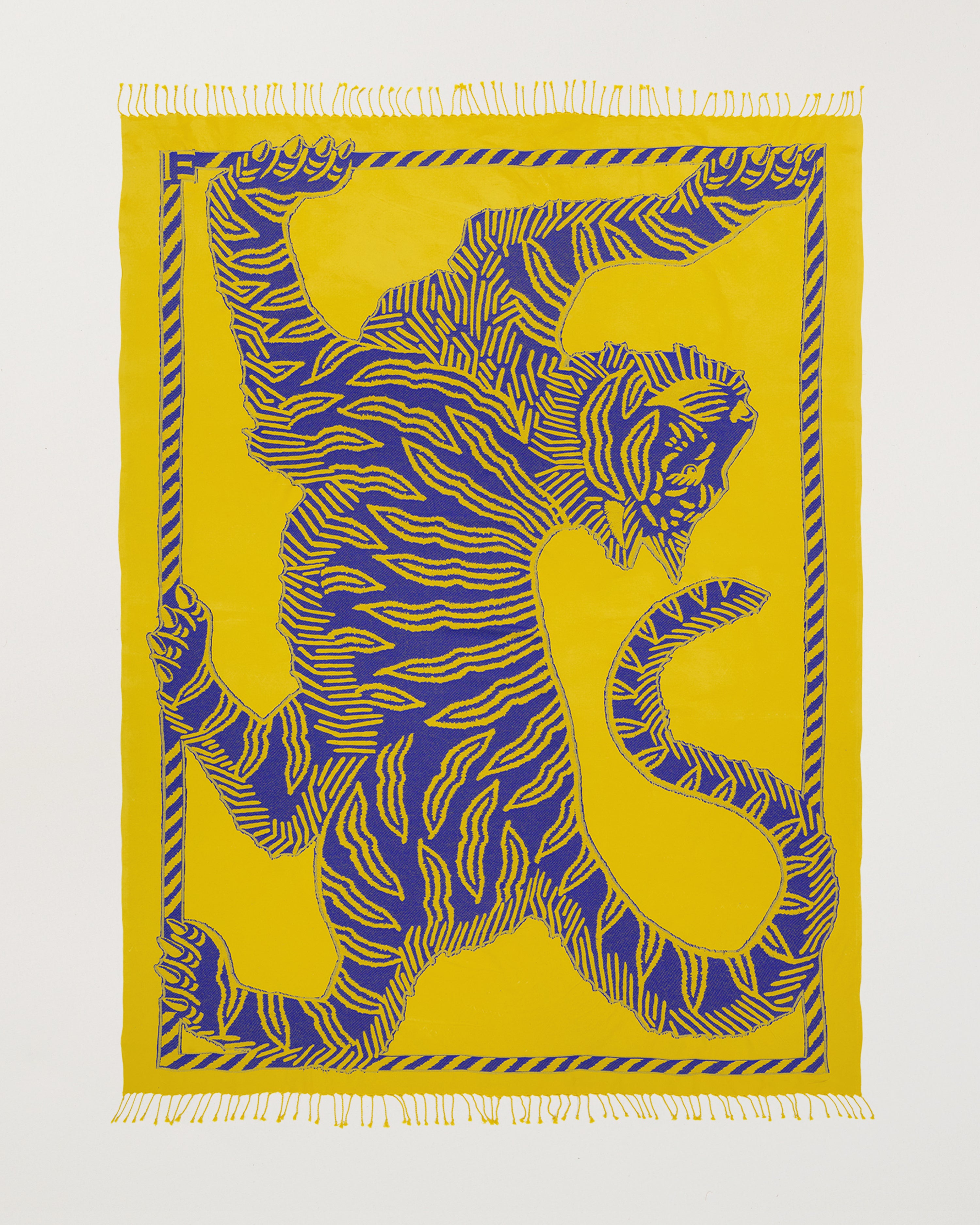 Fouta Towel 140 Mantra 3D Yellow