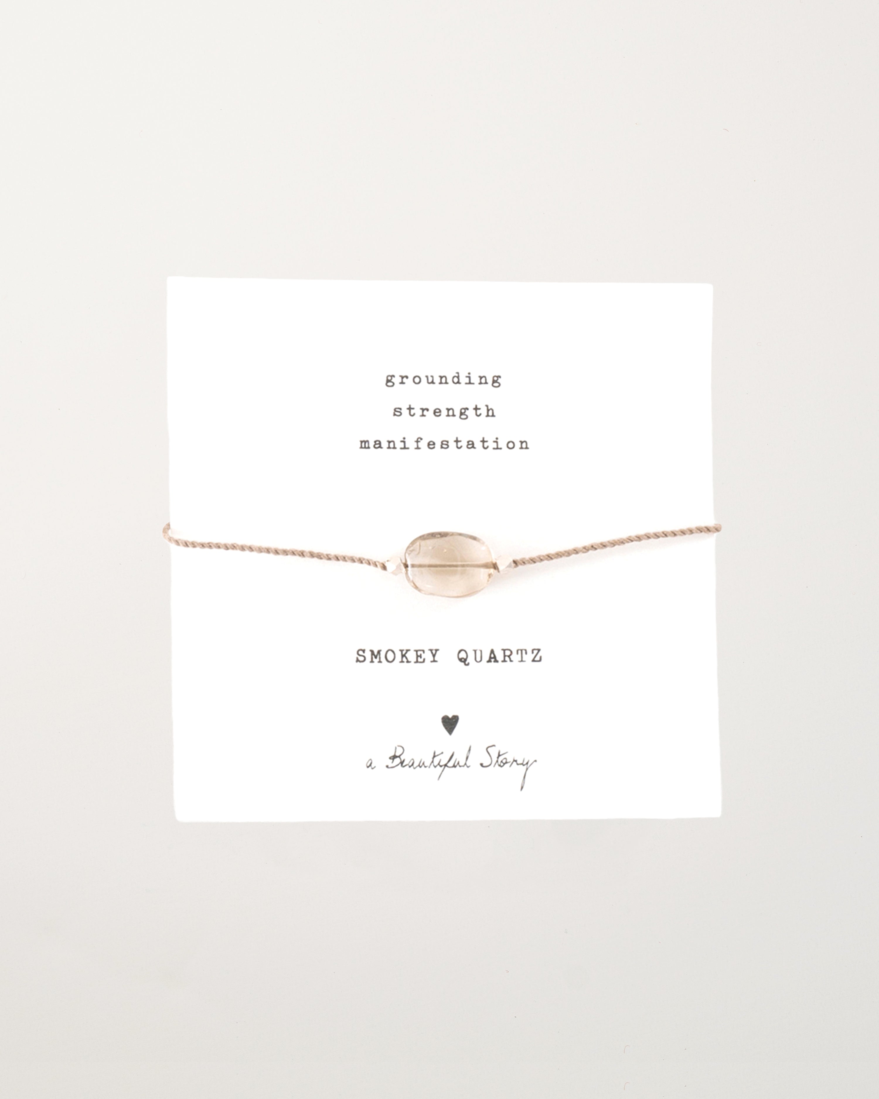 Gemstone Card Smokey Quartz