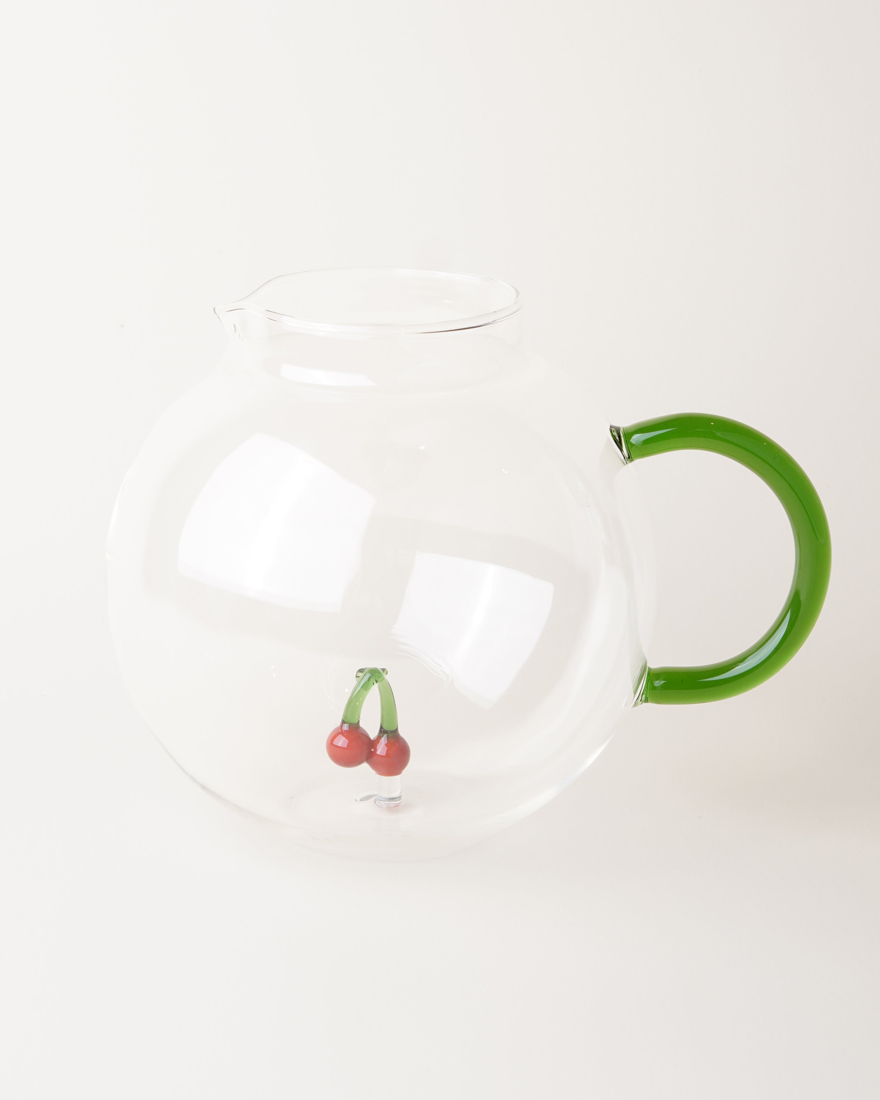 Glass Pitcher Cherry
