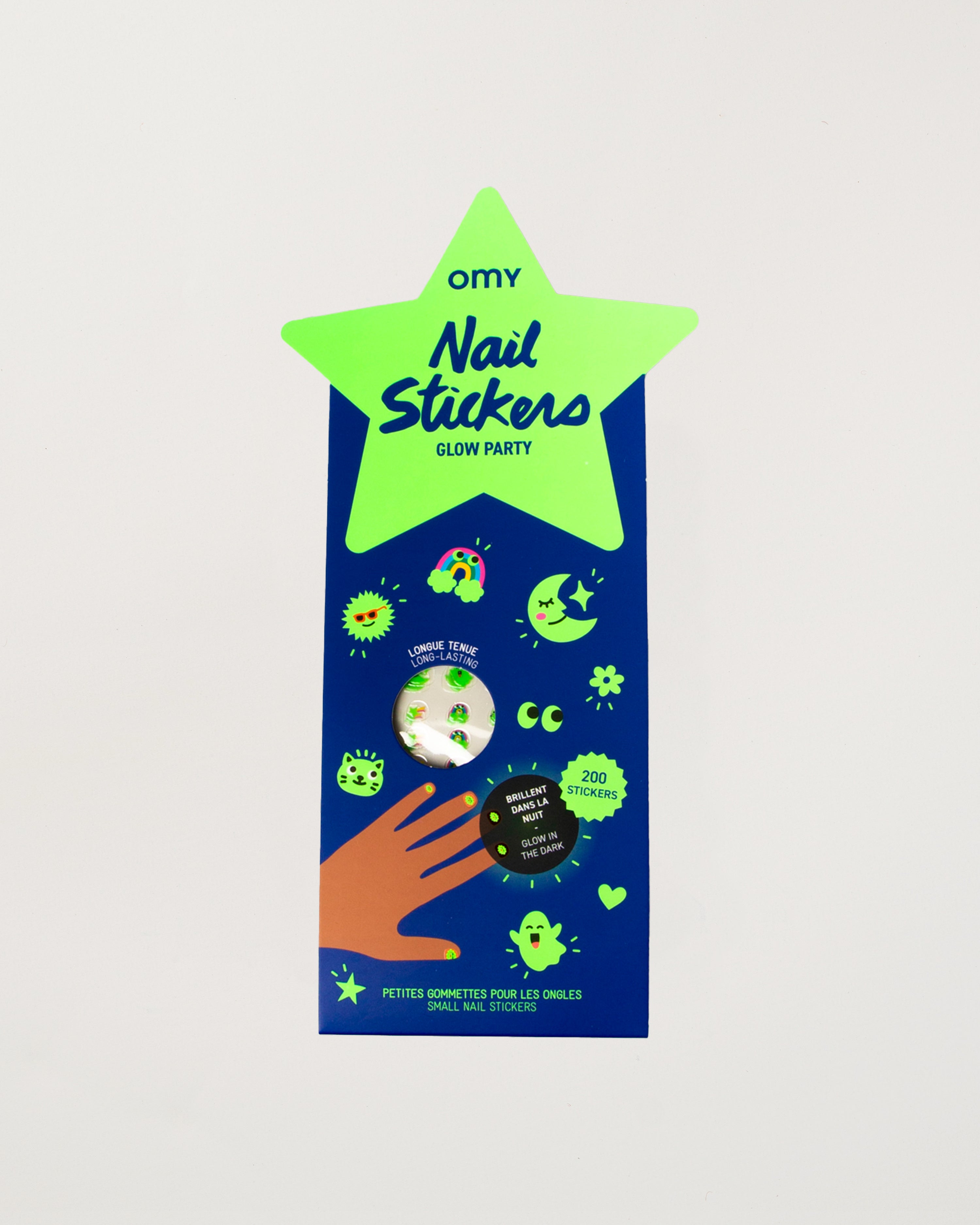 Glow Party Nail Stickers
